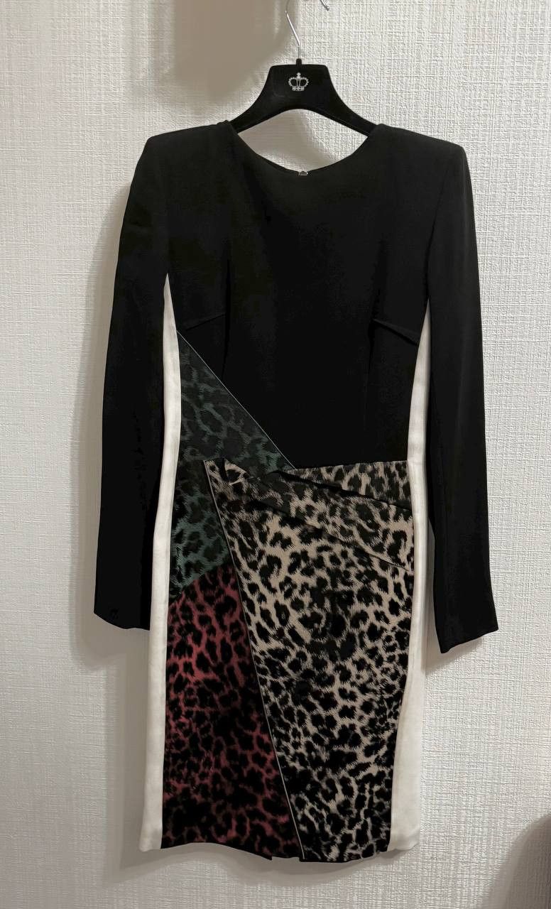 Roland Mouret Roland Mouret Leopard Print Panelled Dress Size S / US 4 / IT 40 - 1 Thumbnail