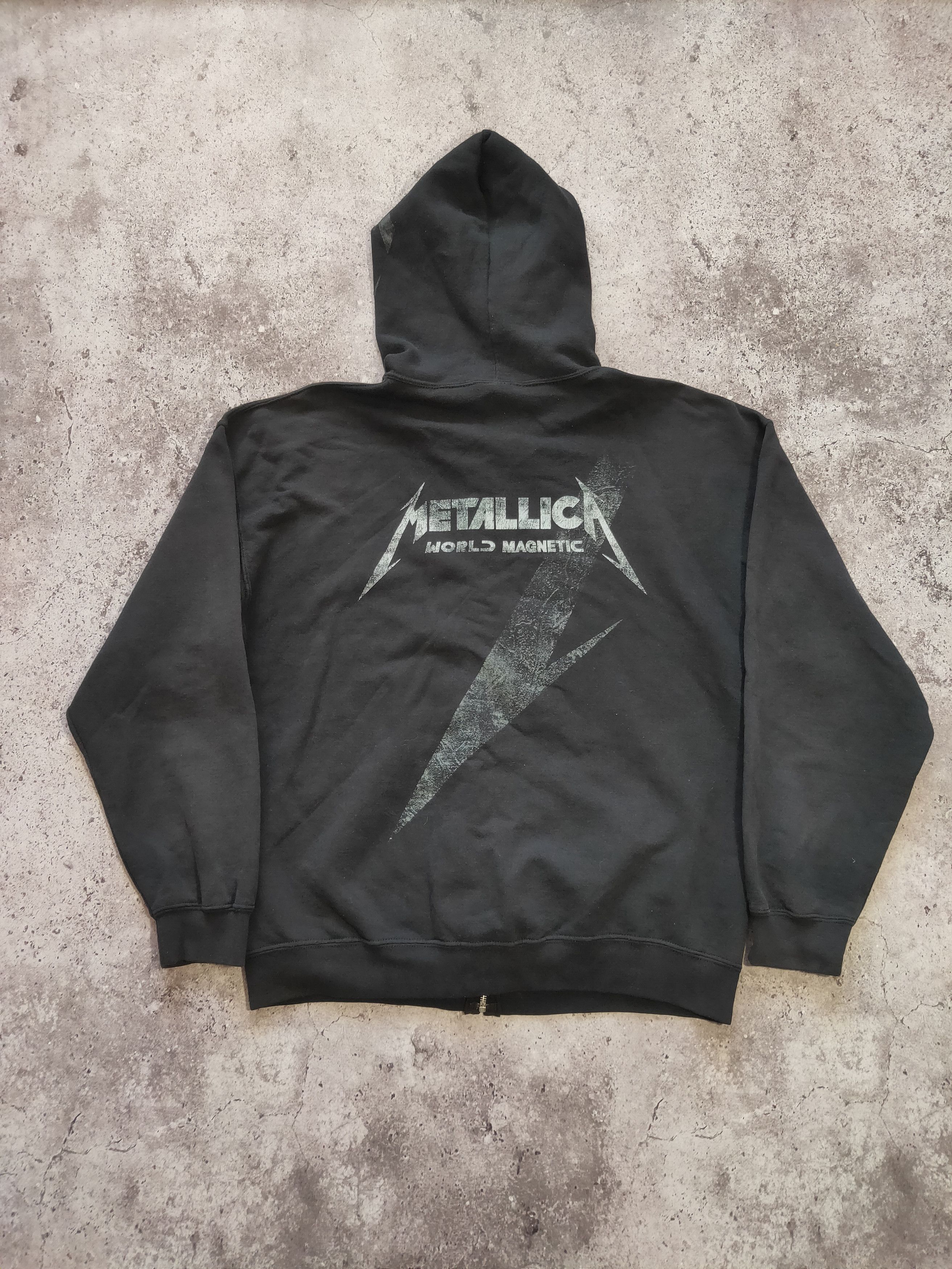 Band Tees Metallica 00s Black Album Magnetic Graphic Zip Hoodie Size US L / EU 52-54 / 3 - 2 Thumbnail