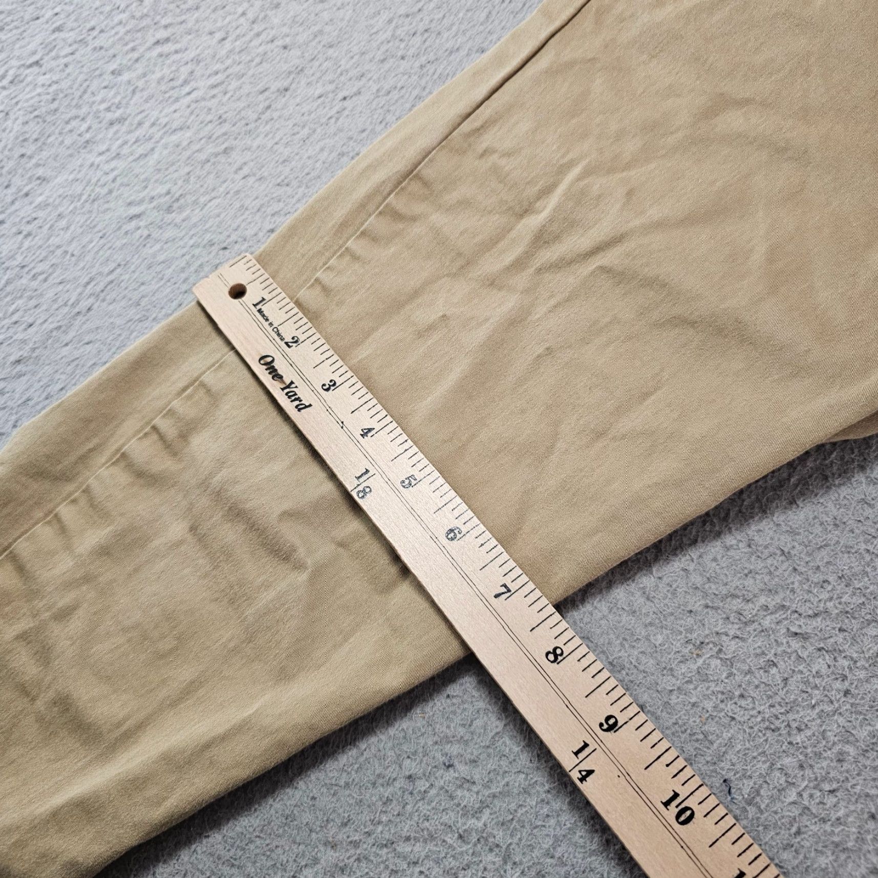 Vintage Under 510 Chino Pants Mens 28x24 Khaki Slim Cotton Blend Stretch Tapered Flat Front Pockets Casual Workwear Solid 28 Regular Apparel Mens Size US 28 / EU 44 - 6 Thumbnail