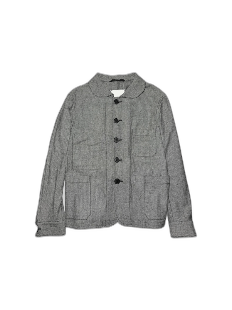 Maison Margiela Maison Margiela Wool Jacket in Gray Size US M / EU 48-50 / 2 - 1 Thumbnail