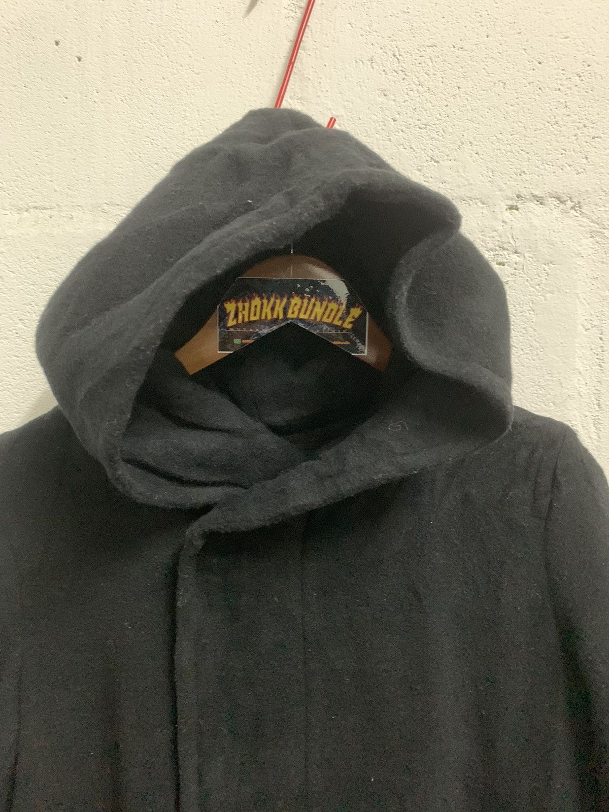 CABANE de ZUCCa Cabane De Zucca Buttom up Zipper Hoodie Jacket Wool Size US L / EU 52-54 / 3 - 8 Thumbnail