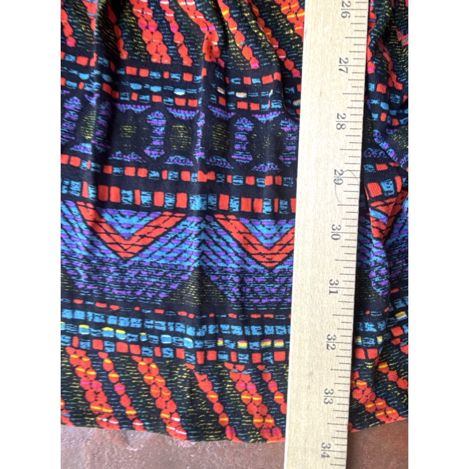 Desigual Desigual Patterned 3/4 Sleeve Dress Women's Medium Boho Geometric Multicolor Size M / US 6-8 / IT 42-44 - 5 Thumbnail