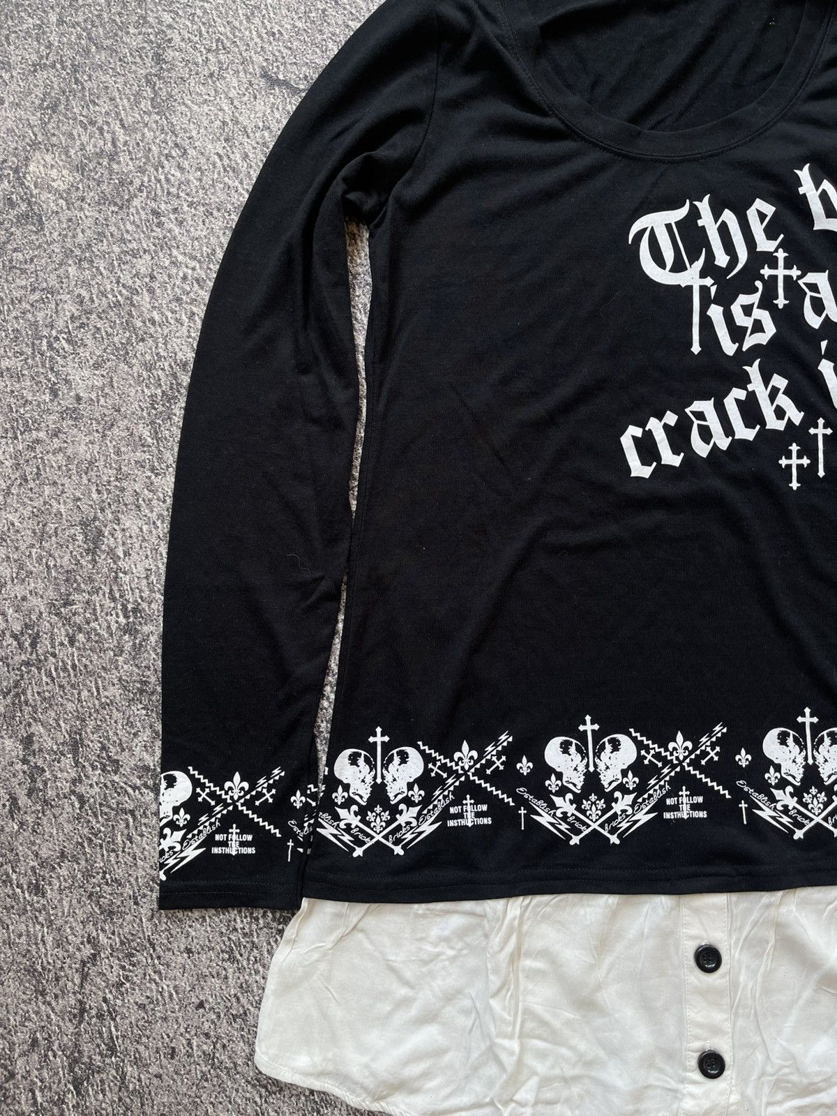 Hysteric Glamour Y2K Ghost of Harlem ifsixwasnine long sleeve Size S / US 4 / IT 40 - 4 Thumbnail