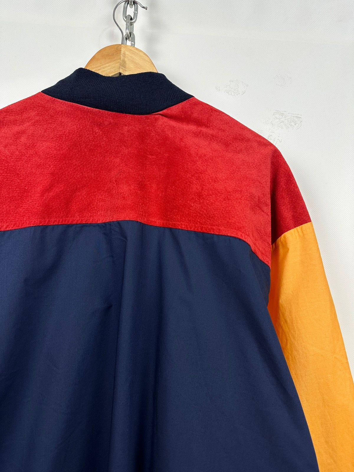 Vintage 90s Vintage Lamborghini Leisure Leather Zip Racing Jacket Size US XL / EU 56 / 4 - 13 Thumbnail