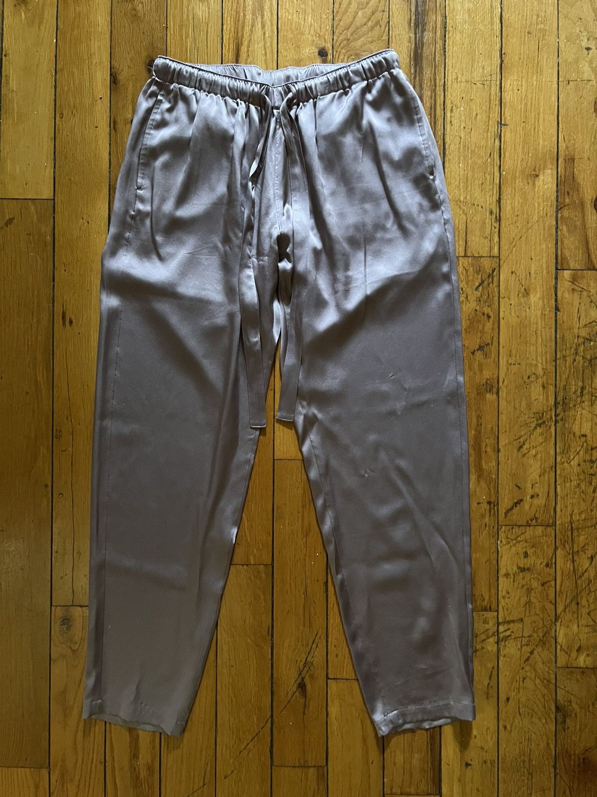 Jun Takahashi Undercover Lavender Silk Pants Size US 29 - 1 Thumbnail