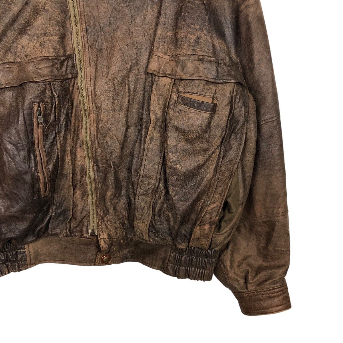 Japanese Brand 📌Vintage Biker Leather Jacket L-Lantic Issey Miyake Size US S / EU 44-46 / 1 - 6 Thumbnail