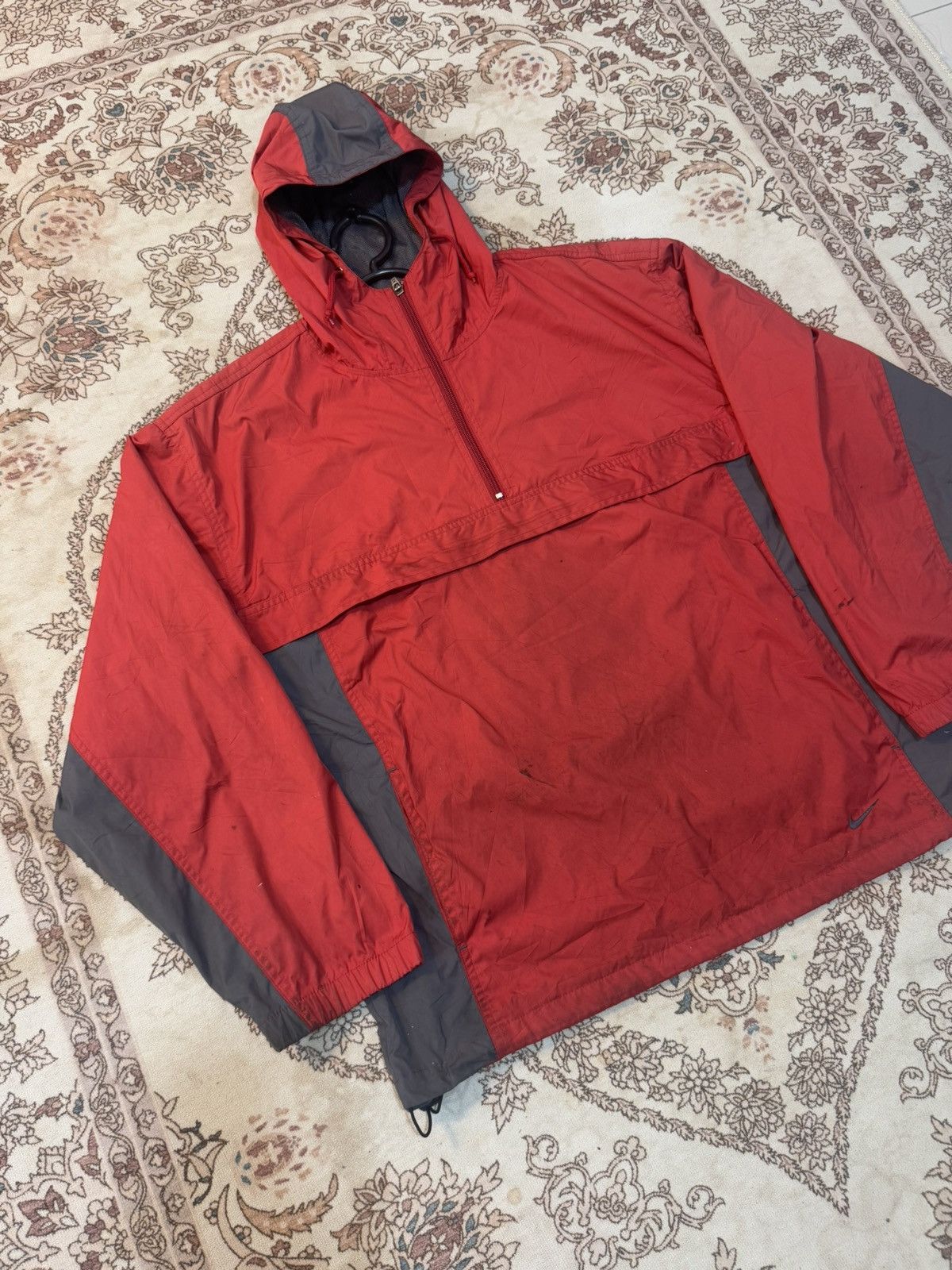 ジャケット・アウター 00s NIKE mountain nylon jacket clima fit 00s Nike Clima-Fit 2in1 Ventilated Jacket/Vest Grey/Orange