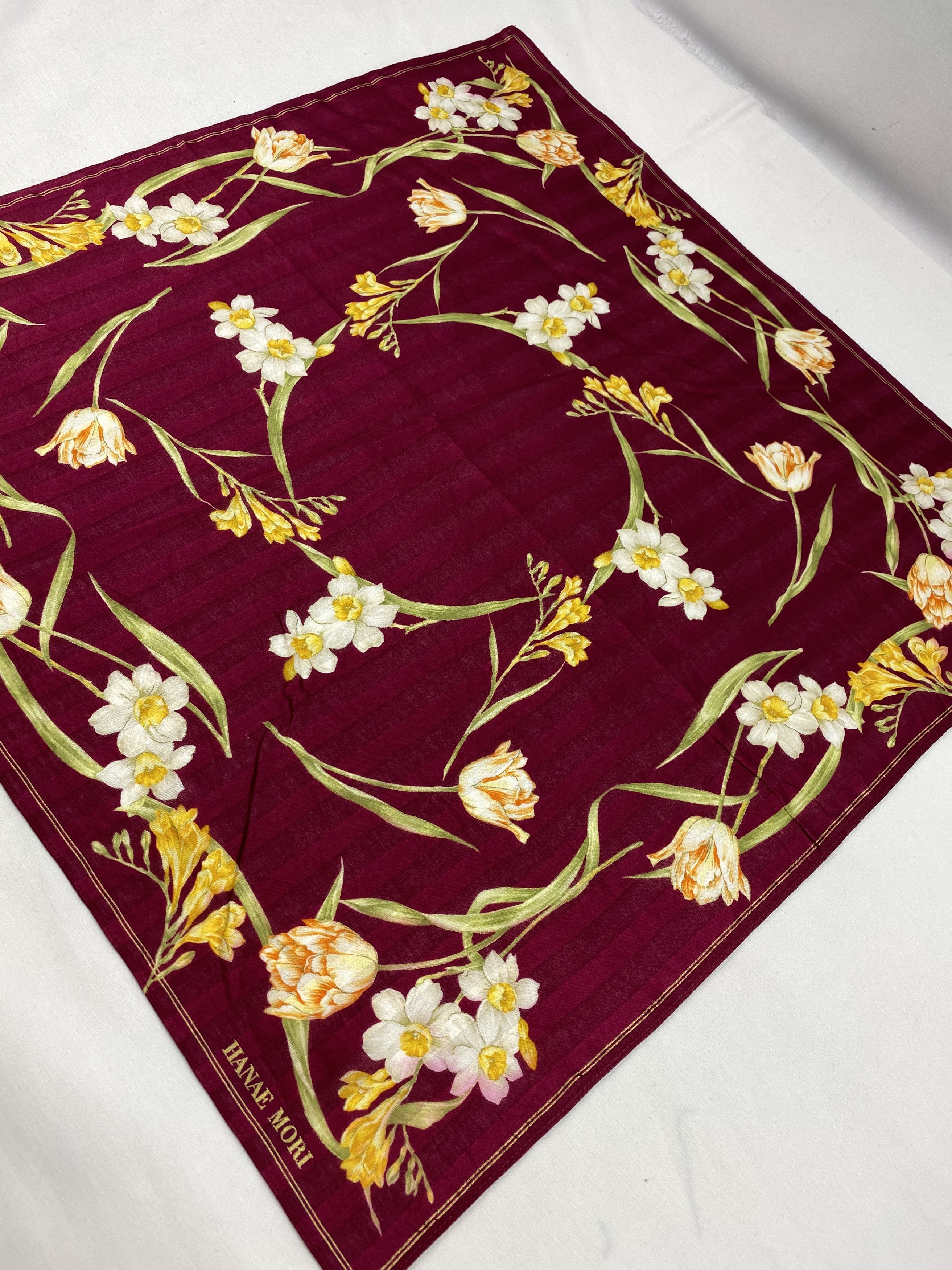 Hanae Mori Hanae Mori Handkerchief / Bandana / Neckerchief Size ONE SIZE - 4 Thumbnail