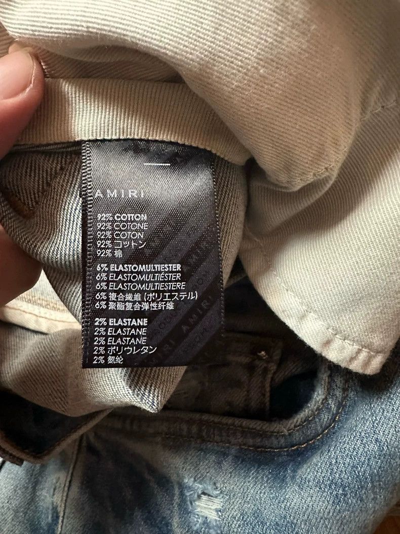 Amiri Amiri Embroidered logo jeans Size US 34 / EU 50 - 8 Thumbnail