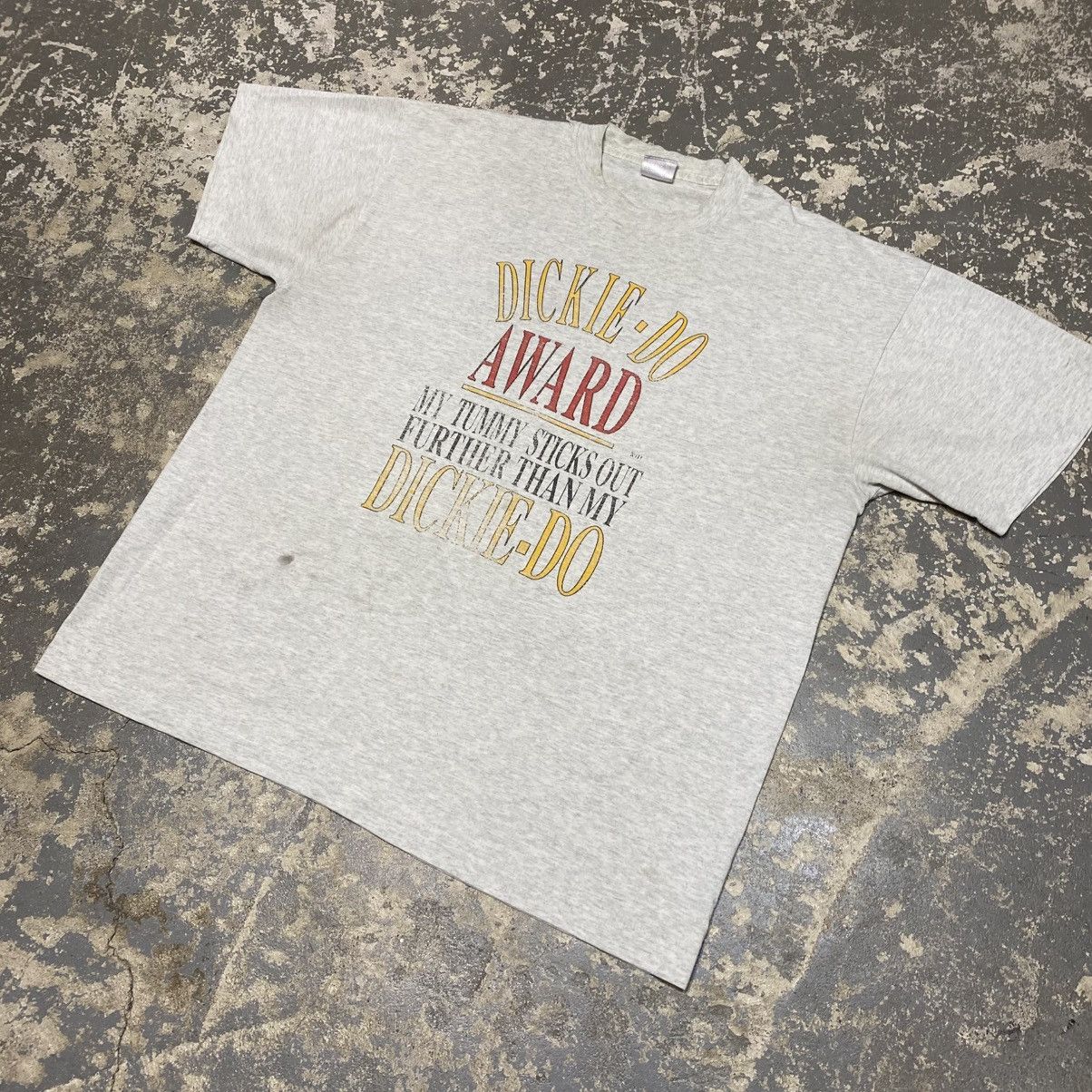 Japanese Brand × Vintage Vintage Stomach Sticks Out Further Than My Dickie Do funny T Size US XL / EU 56 / 4 - 2 Thumbnail