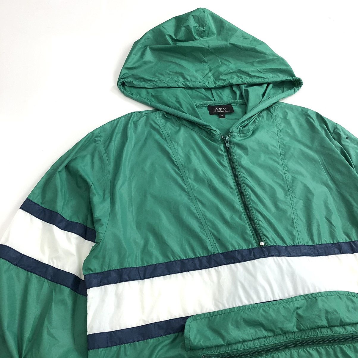 A.P.C. × Designer A.P.C Paris Packable Parachute Light Anorak Jacket Size US M / EU 48-50 / 2 - 4 Thumbnail