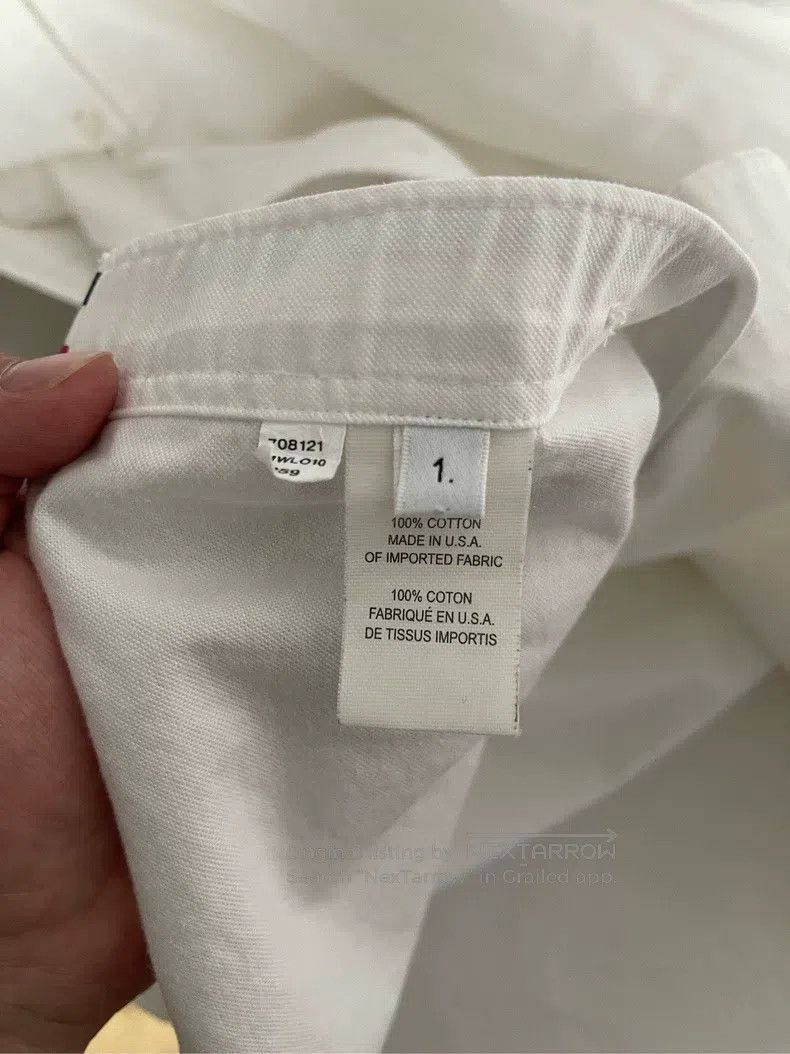 Thom Browne Thom Browne White Shirt Size US S / EU 44-46 / 1 - 5 Thumbnail