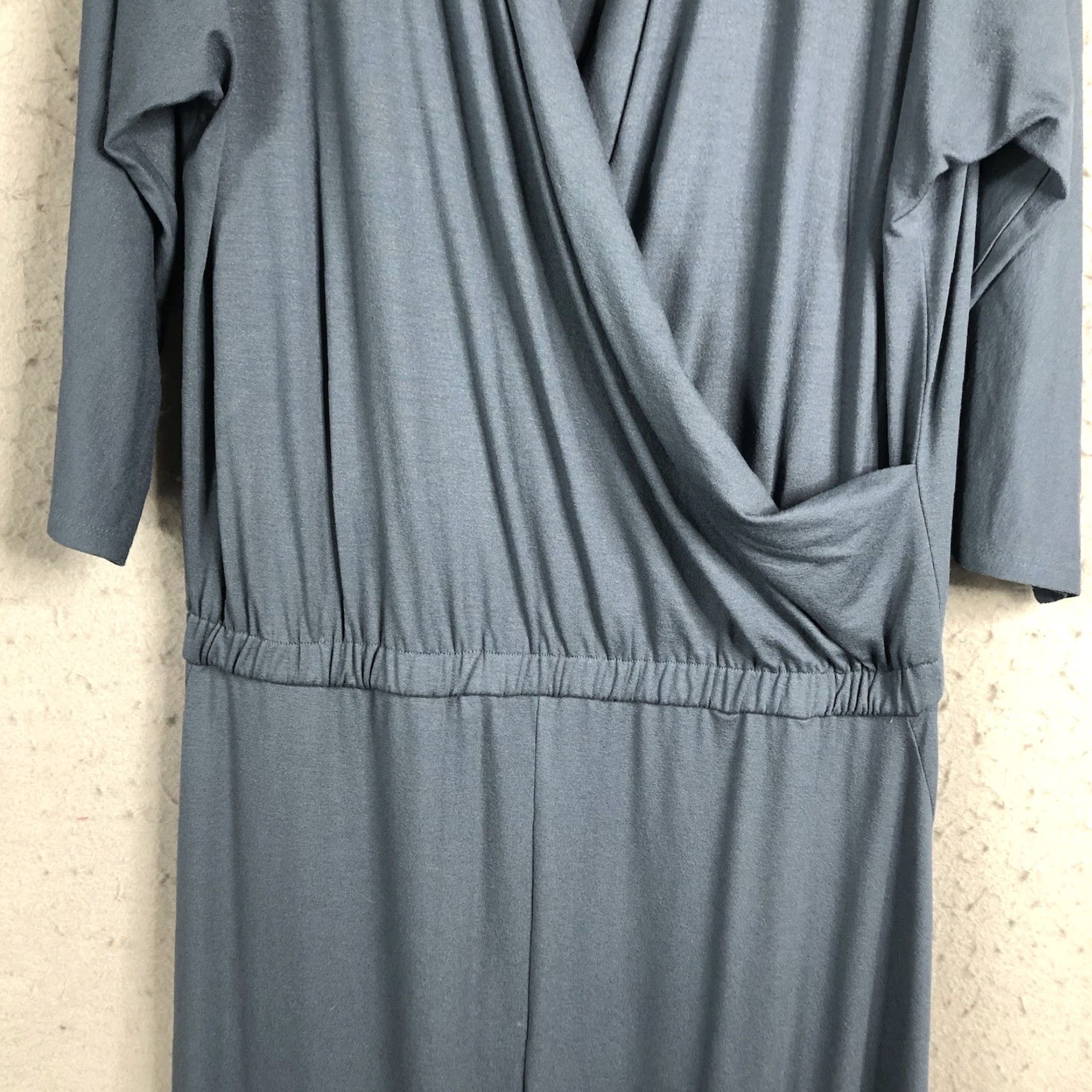 Soft Surroundings Soft Surroundings Maxi Dress Womens XL Blue Sloane Open Back Knit Artsy NEW Dress Size XL / US 12-14 / IT 48-50 - 3 Thumbnail