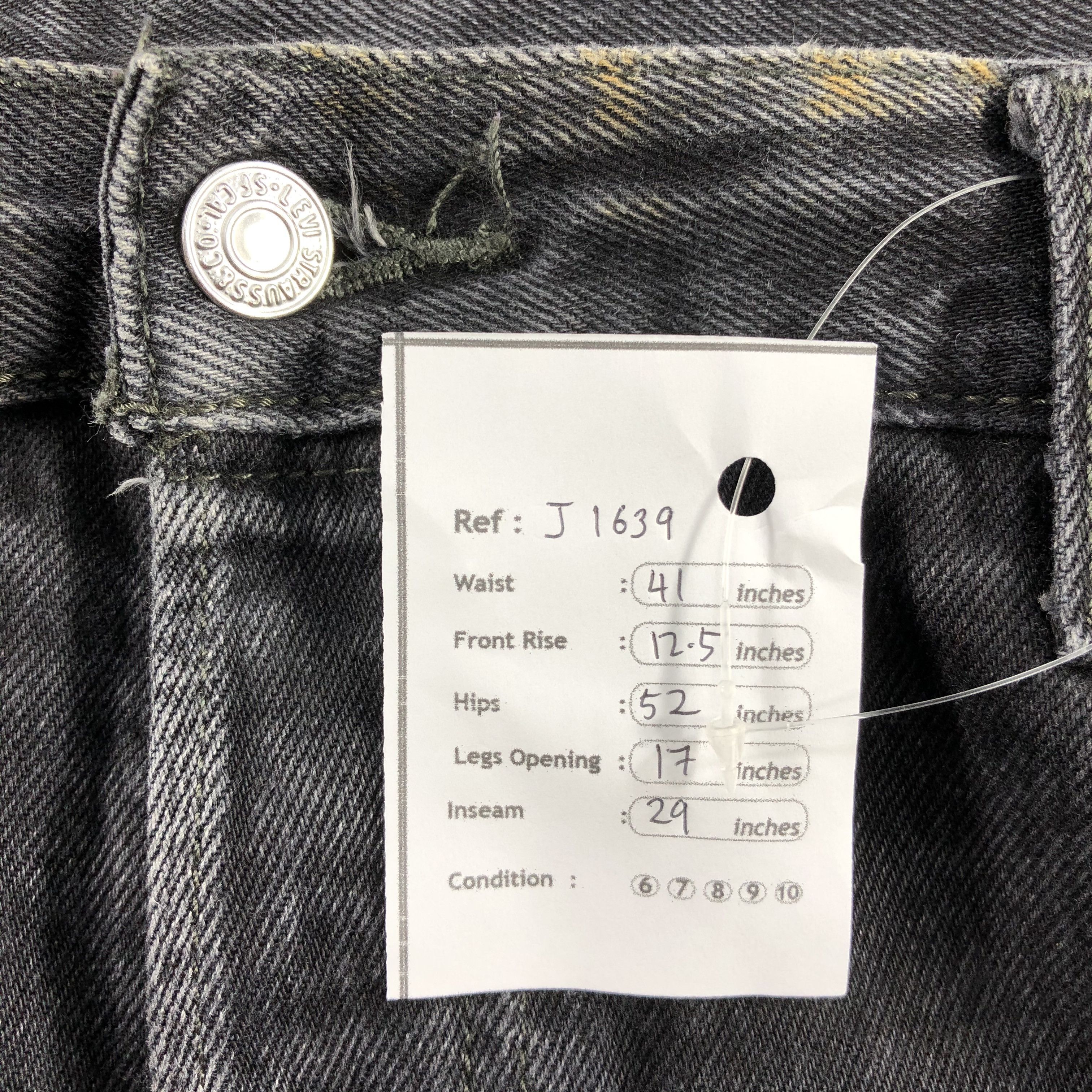 Levi's Vintage Levis 501 Earth Tone Jeans-J1639 Size US 41 - 15 Thumbnail