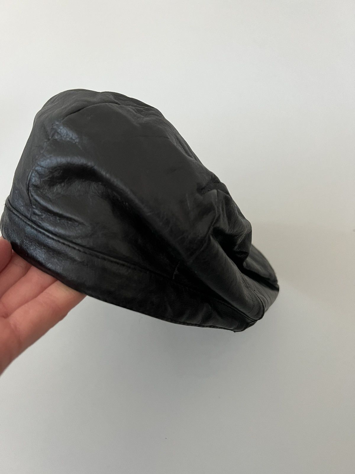 Raf Simons Raf Simons FW03 Leather Cabbie Hat Size ONE SIZE - 7 Thumbnail