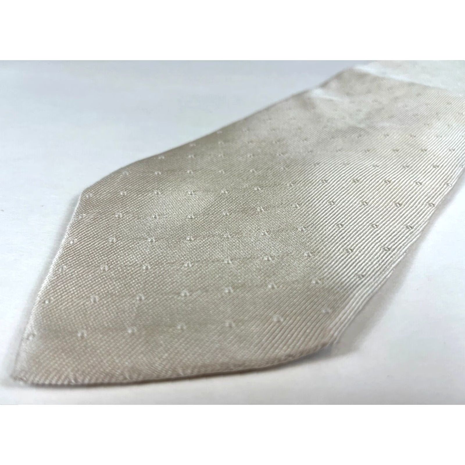 Dolce & Gabbana Dolce&Gabbana Silk Tie Men Geometric Champagne Made in Italy 60" 3.5" Length Width Color Pattern Silk Tie Men Size ONE SIZE - 4 Thumbnail