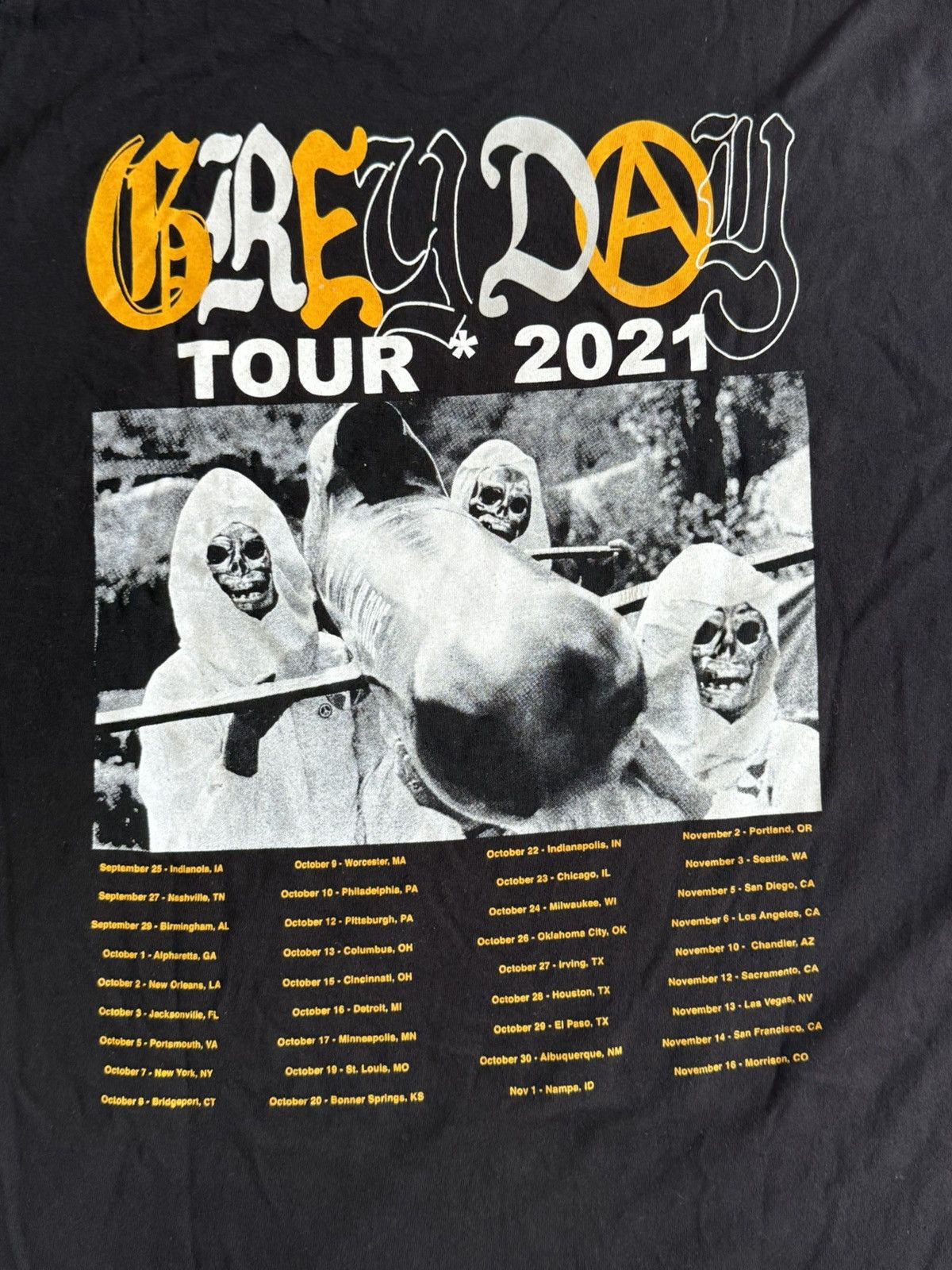 G59 Records $uicideboy$ G59 grey day tour 2021 tee Size US XL / EU 56 / 4 - 5 Thumbnail