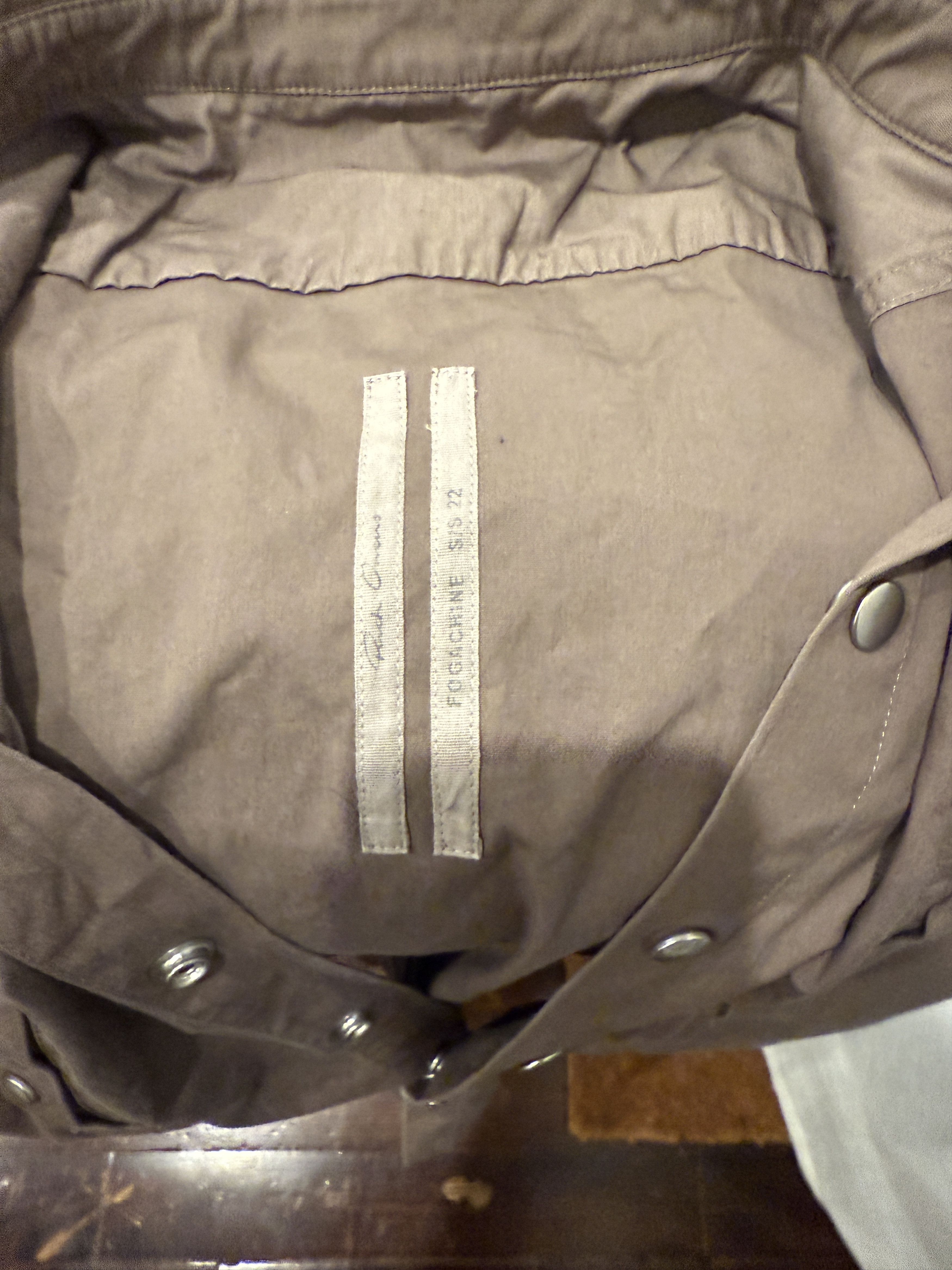 Rick Owens Rick Owens Field Jacket in Dust // MAINLINE Size US S / EU 44-46 / 1 - 3 Thumbnail