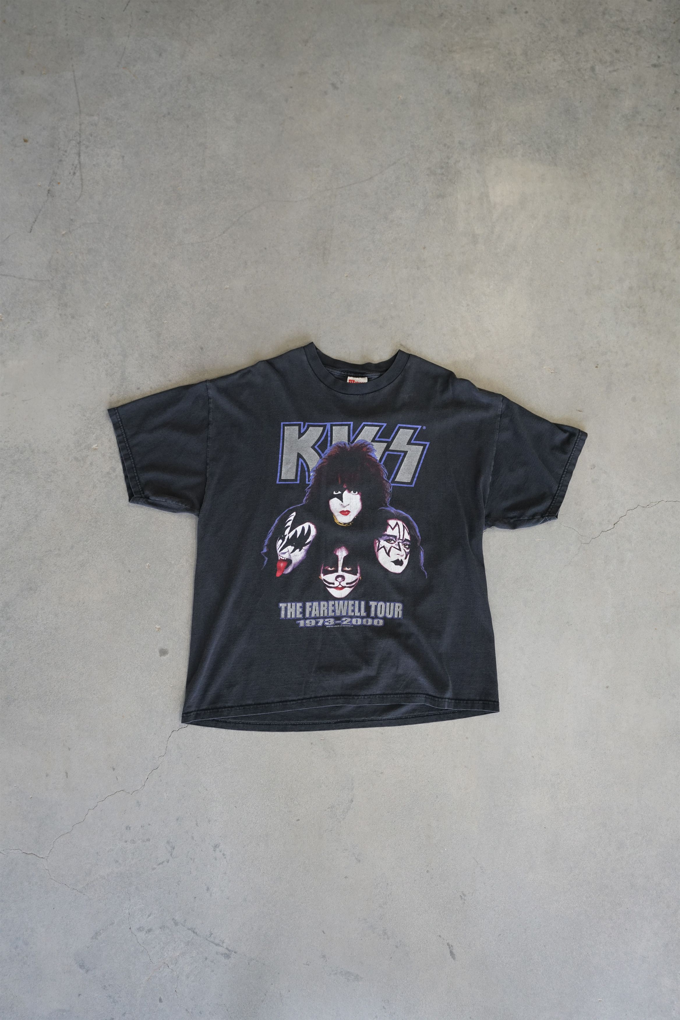 Kiss Vintage T Shirt 2000 The Farewell Tour USA Cities