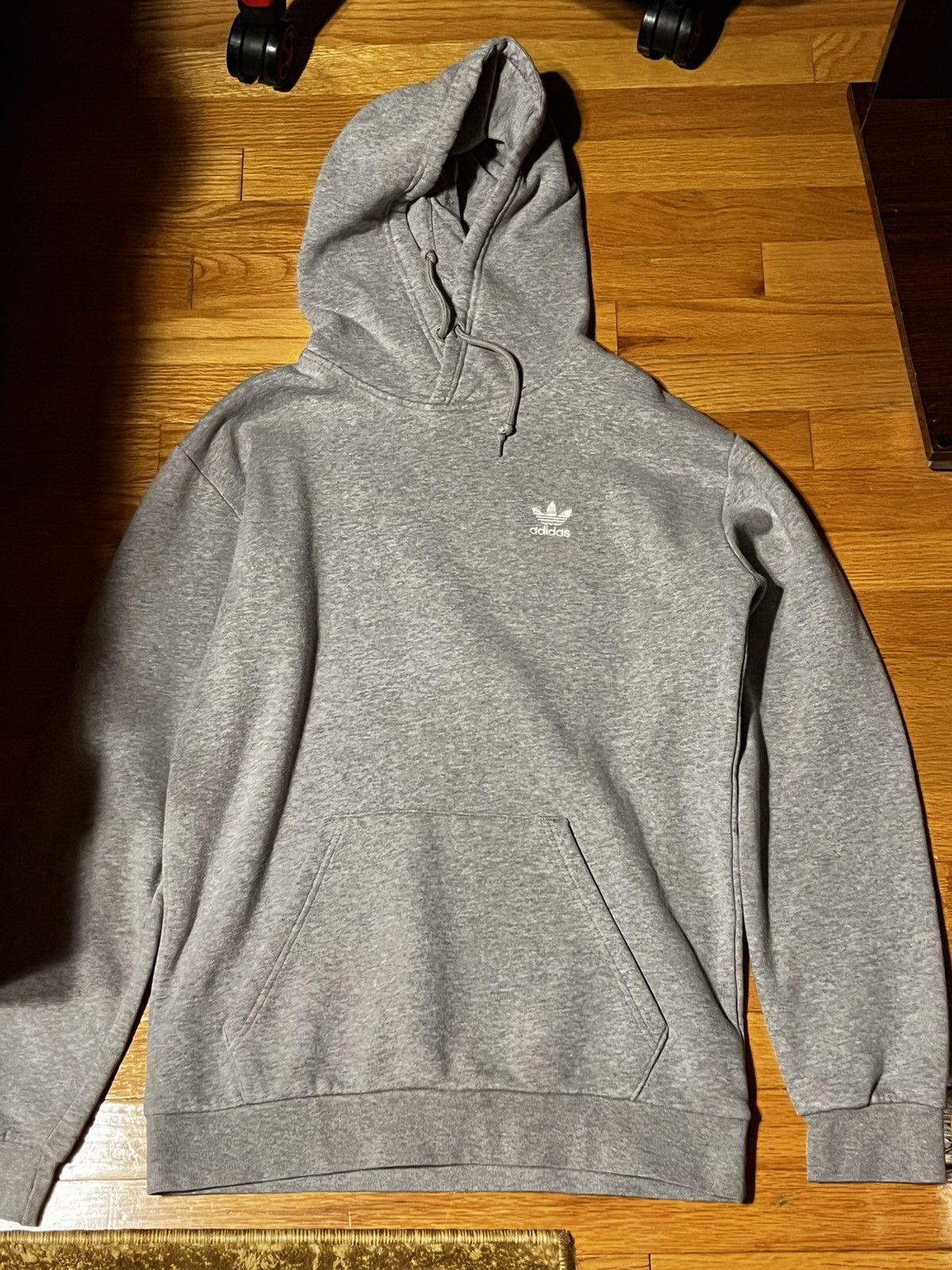 Adidas Adidas Basic Tri-Foil Hoodie Size US S / EU 44-46 / 1 - 1 Thumbnail