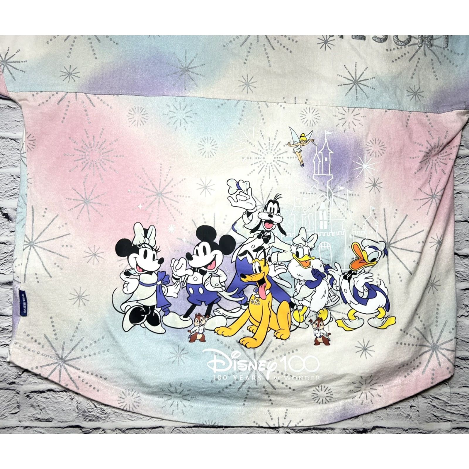 Disney VINTAGE Disneyland Resort 100 Years Tie Dye Fireworks Shirt M Disney Spirit Jersey Womens Size M / US 6-8 / IT 42-44 - 4 Thumbnail