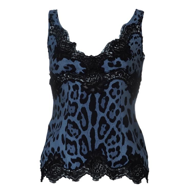 Dolce & Gabbana Dolce & Gabbana leopard silk lace camisole🐆 Size XS / US 0-2 / IT 36-38 - 1 Thumbnail