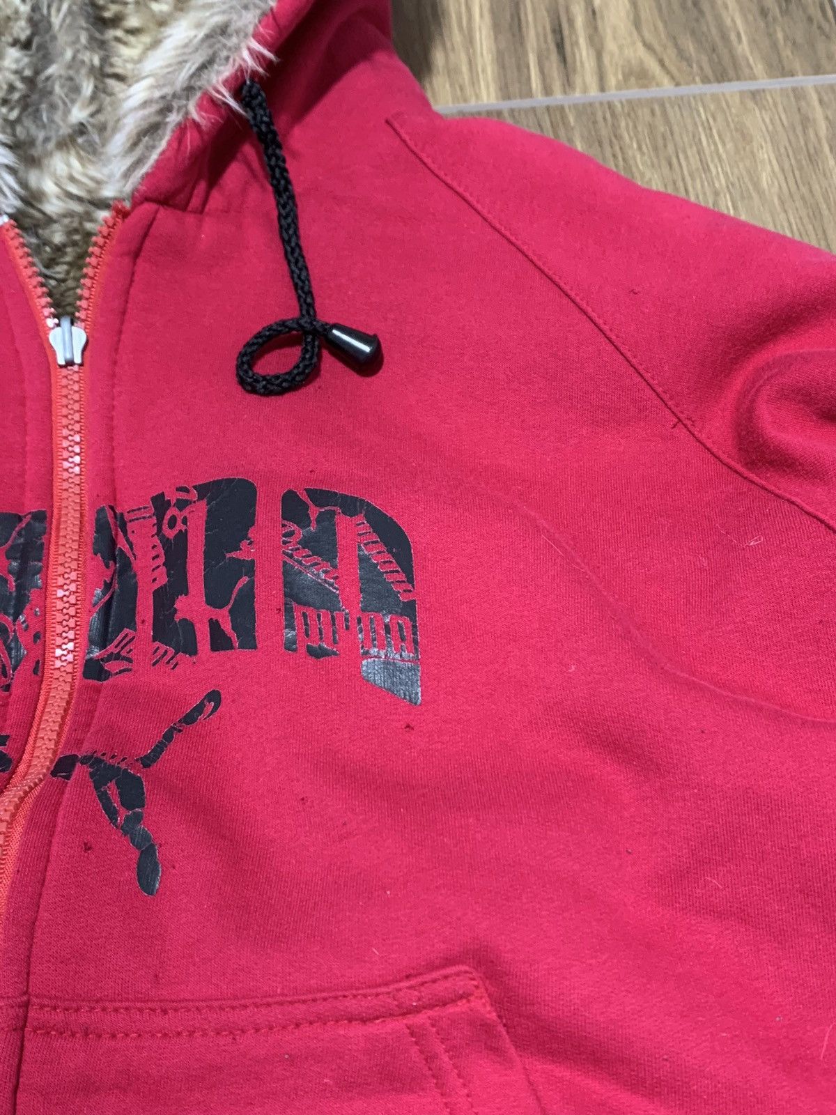 If Six Was Nine × Le Grande Bleu (L.G.B.) × Vintage VINTAGE ZIP HOODIE WITH FAUX FUR JAPANESE LGB GOA STYLE Size XL / US 12-14 / IT 48-50 - 8 Thumbnail