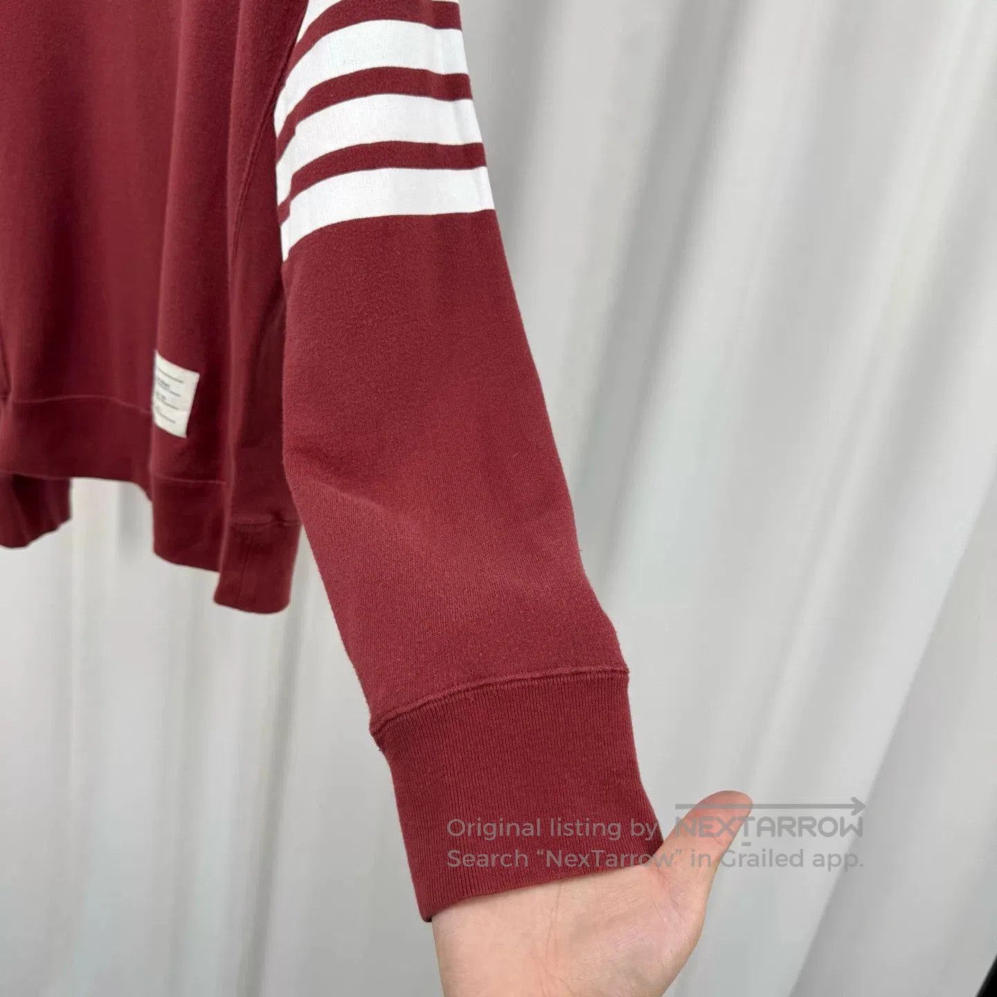 Thom Browne Thom Browne Burgundy Graphic Sweatshirt Size 2. Size US M / EU 48-50 / 2 - 4 Thumbnail