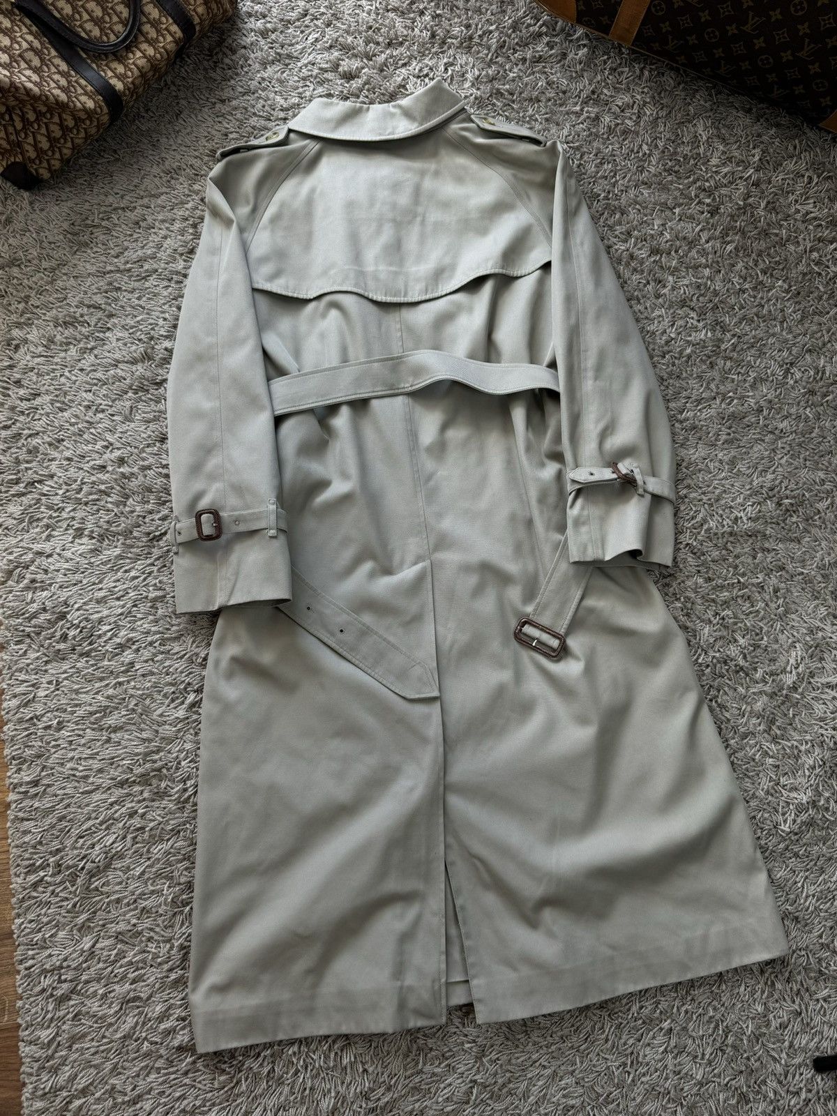 Burberry × Vintage Vintage trench coat Burberry original luxury streetwear item Size M / US 6-8 / IT 42-44 - 2 Thumbnail