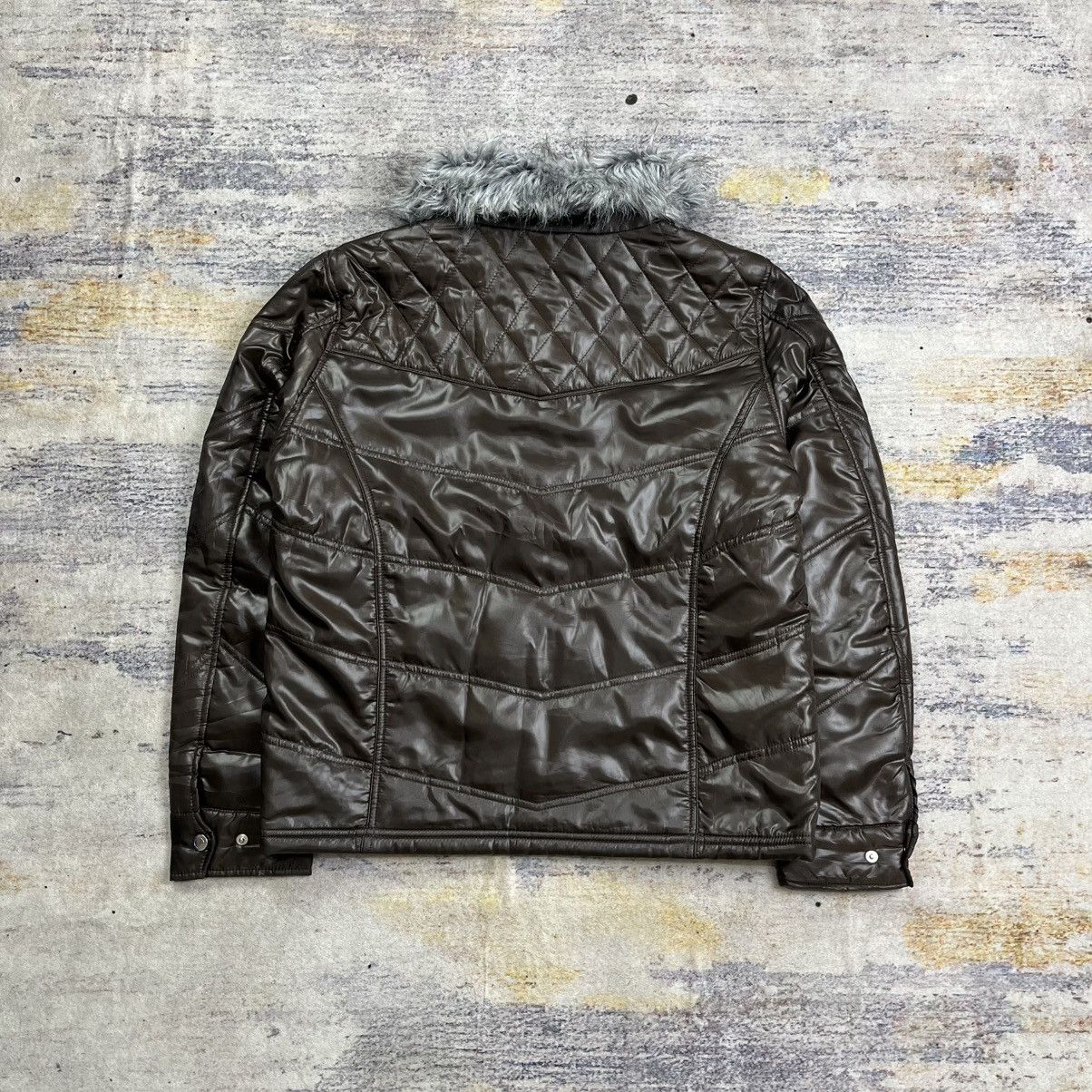 Tornado Mart Spinach fur collar riders jacket vkei style Size US M / EU 48-50 / 2 - 2 Thumbnail