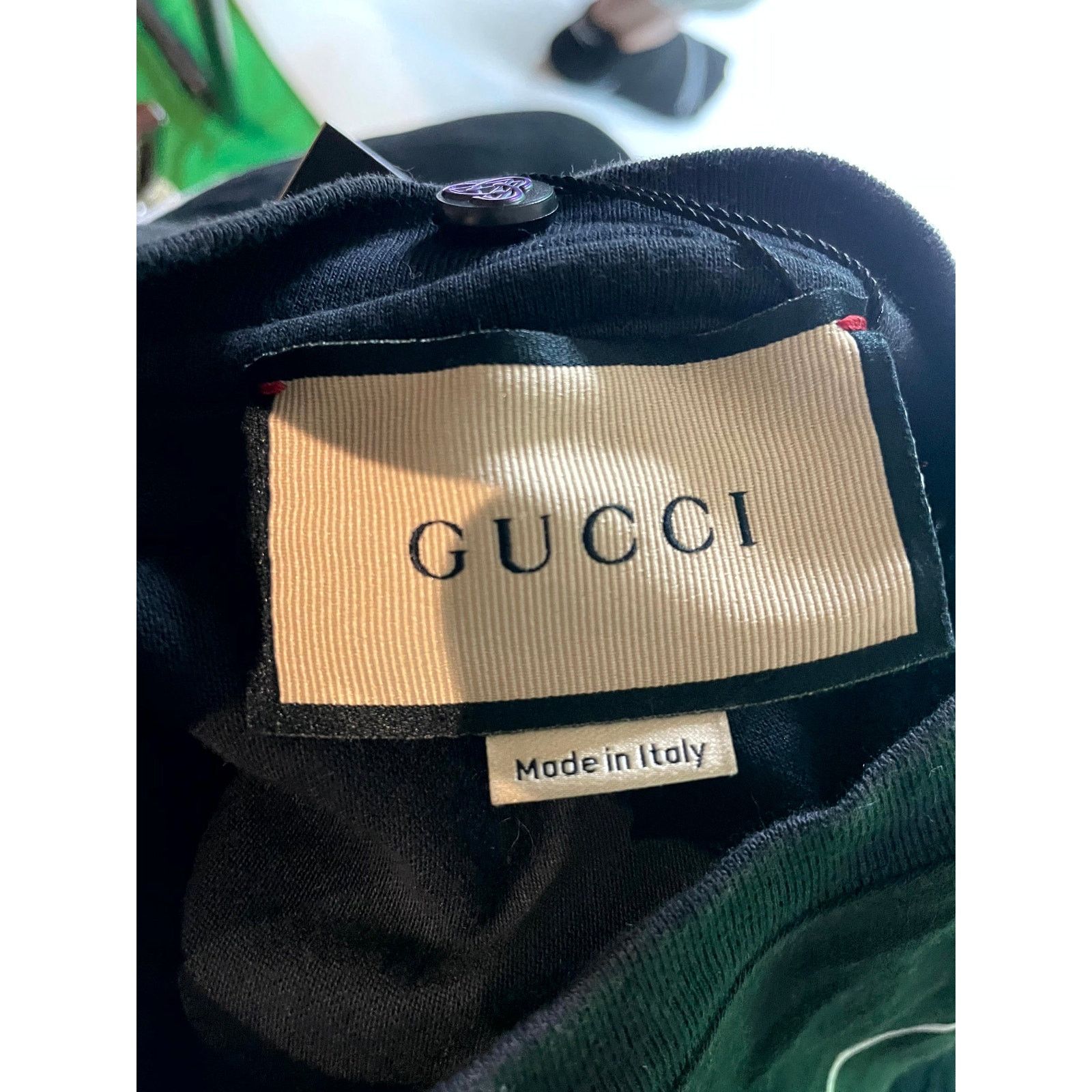 Gucci Gucci Logo Black, Red & White Tee Size US XS / EU 42 / 0 - 3 Thumbnail