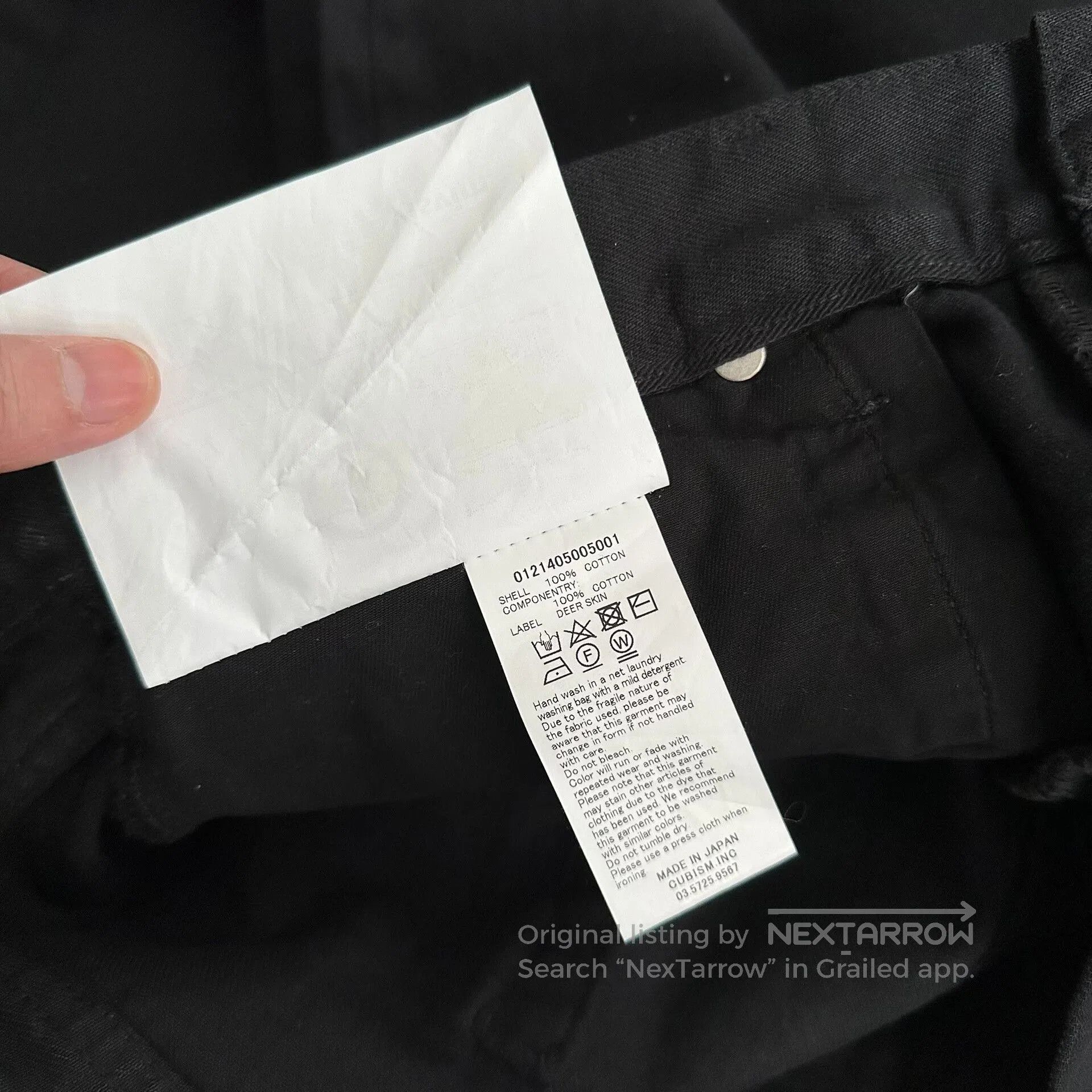 Visvim black overdyed denim pants by visvim. Size US 34 / EU 50 - 7 Thumbnail