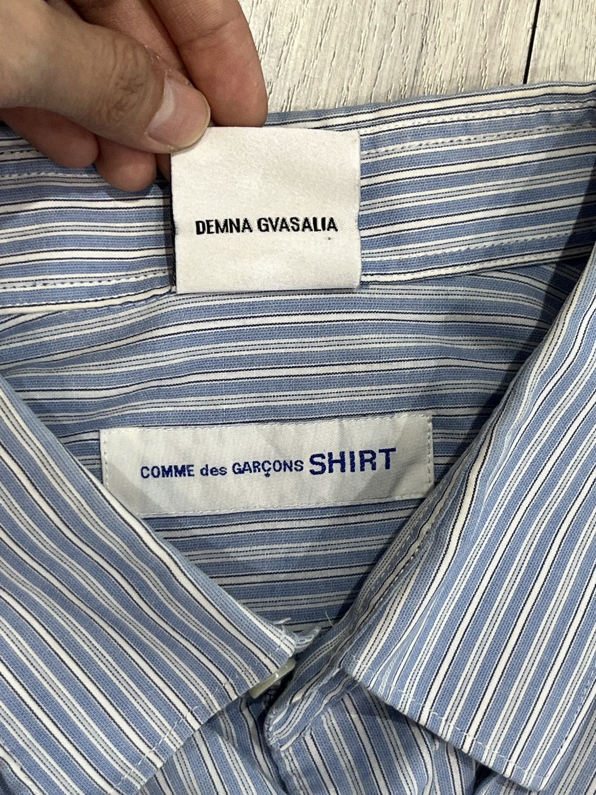 Comme des Garcons COMME des GARÇONS x VETEMENTS SHIRT Size US S / EU 44-46 / 1 - 4 Thumbnail