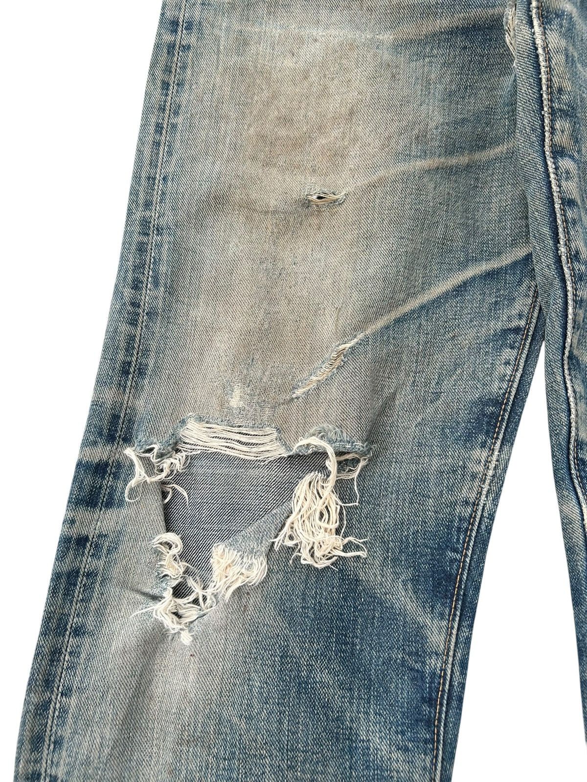 Japanese Brand × Kapital × Vintage SugarCane Selvedge Distressed Vtg Denim Jeans Size US 29 - 6 Thumbnail