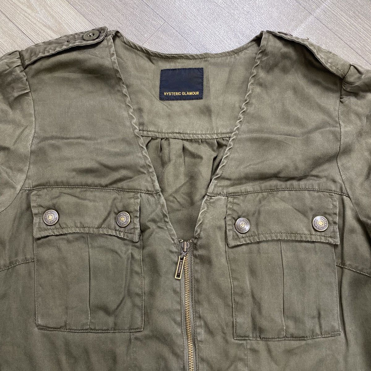 Hysteric Glamour Y2K Vintage Hysteric Glamour Military Sexy Flared Dressed Size M / US 6-8 / IT 42-44 - 4 Thumbnail