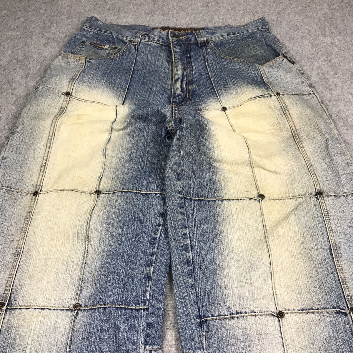 Japanese Brand BAGGY🔥NOIZ JEANS DENIM FADED JAPANESE STYLE PANTS Size US 32 / EU 48 - 3 Thumbnail