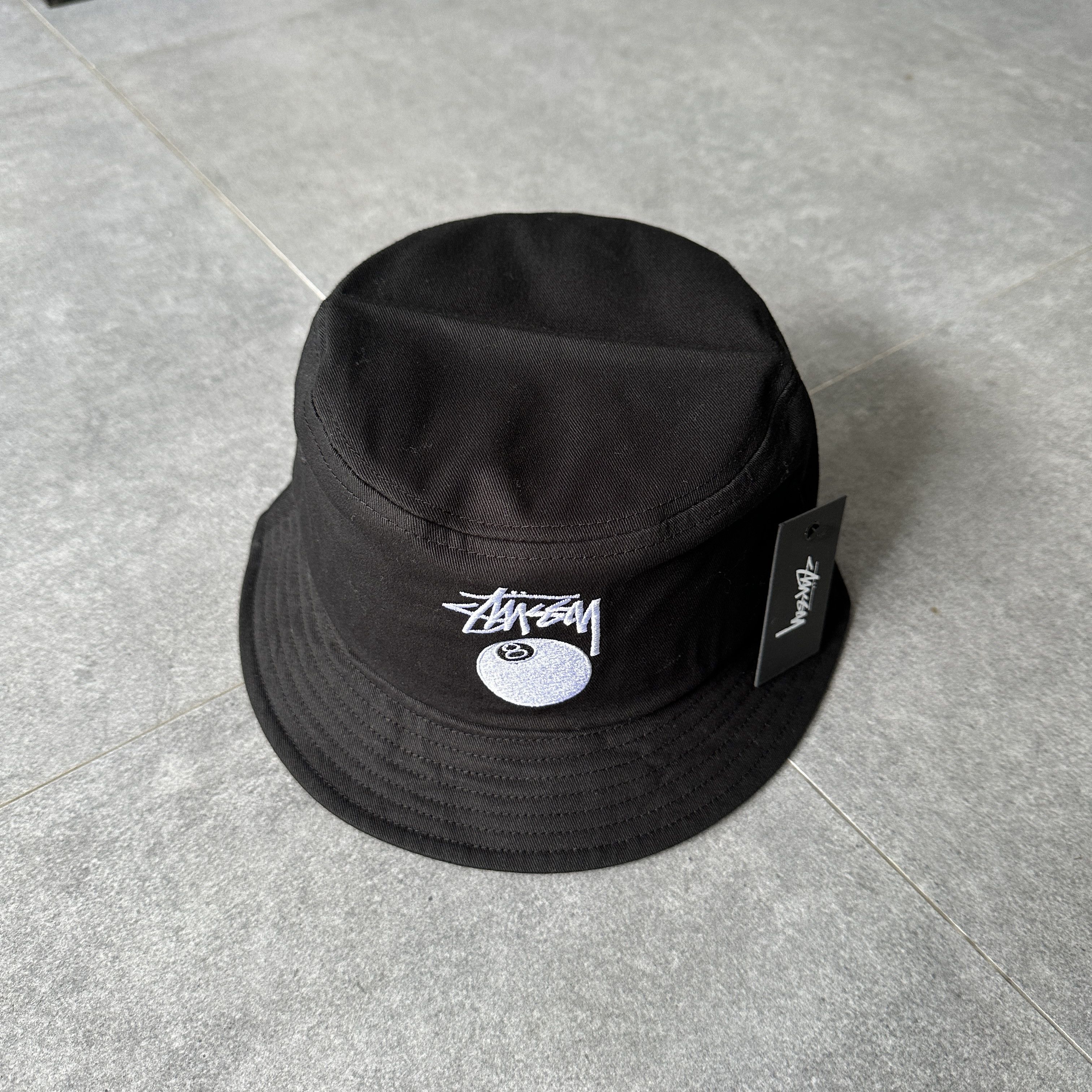 Vintage RARE STUSSY 8- BALL BUCKET HAT L/XL Size ONE SIZE - 2 Thumbnail