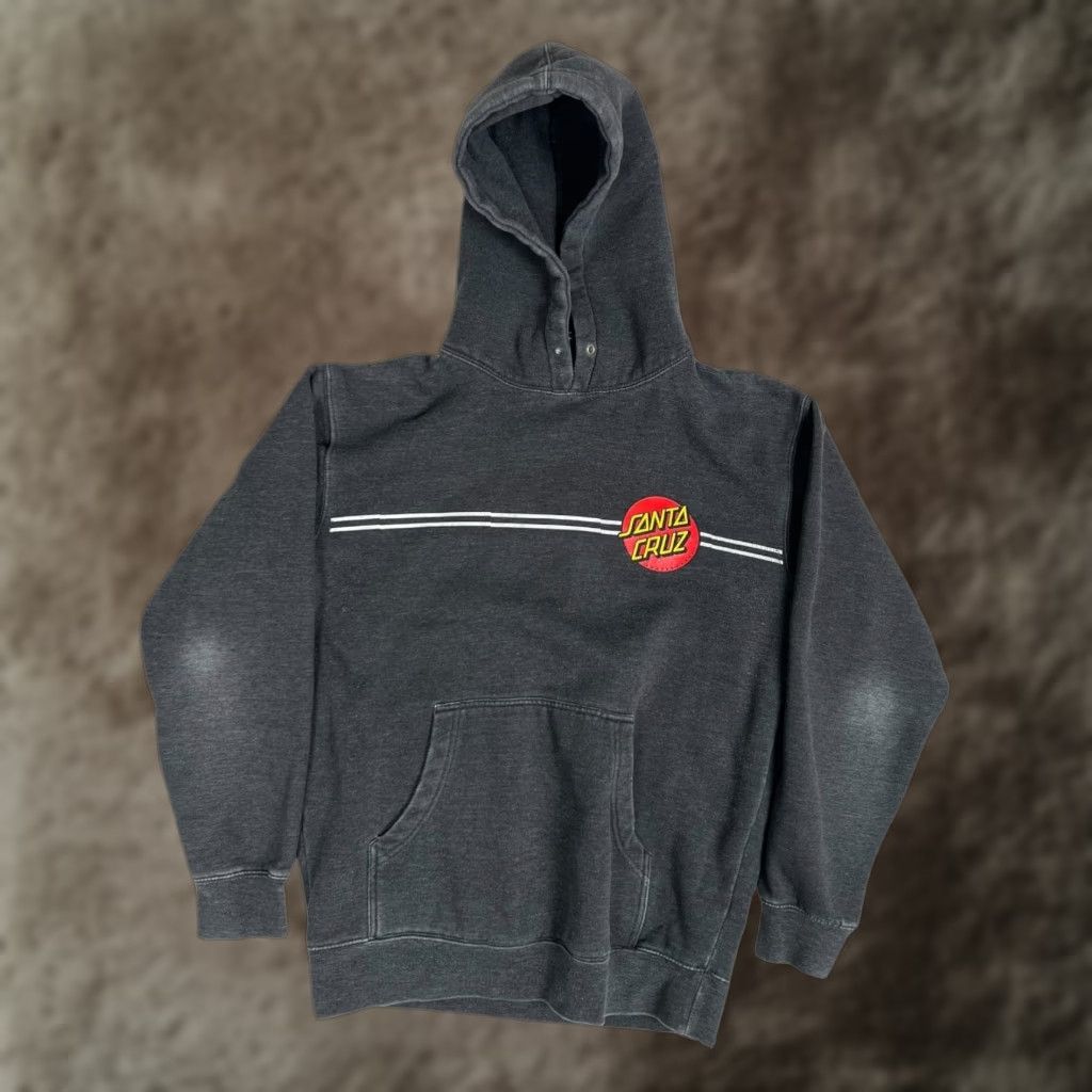 Vintage VINTAGE Santa Cruz Sweatshirt Mens M Gray OG Logo Y2K Double Sided Pullover Crew Neck Long Sleeve Graphic Print Size US M / EU 48-50 / 2 - 1 Thumbnail