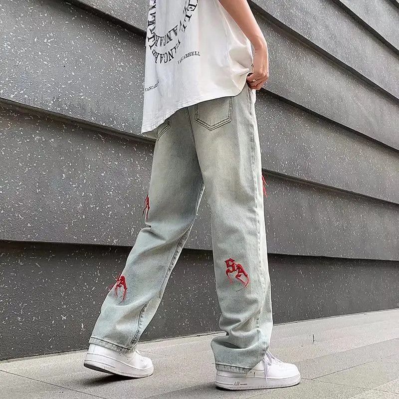 Japanese Brand Retro straight casual jeans Size US 32 / EU 48 - 5 Thumbnail