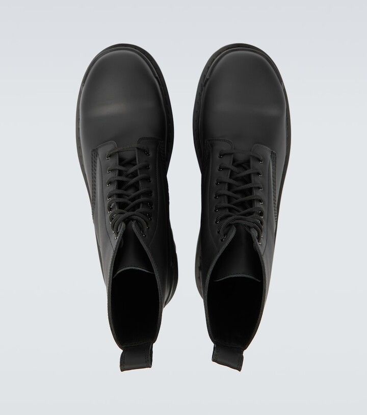 Balenciaga Leather Strike Derby Boots Size US 8 / EU 41 - 2 Thumbnail