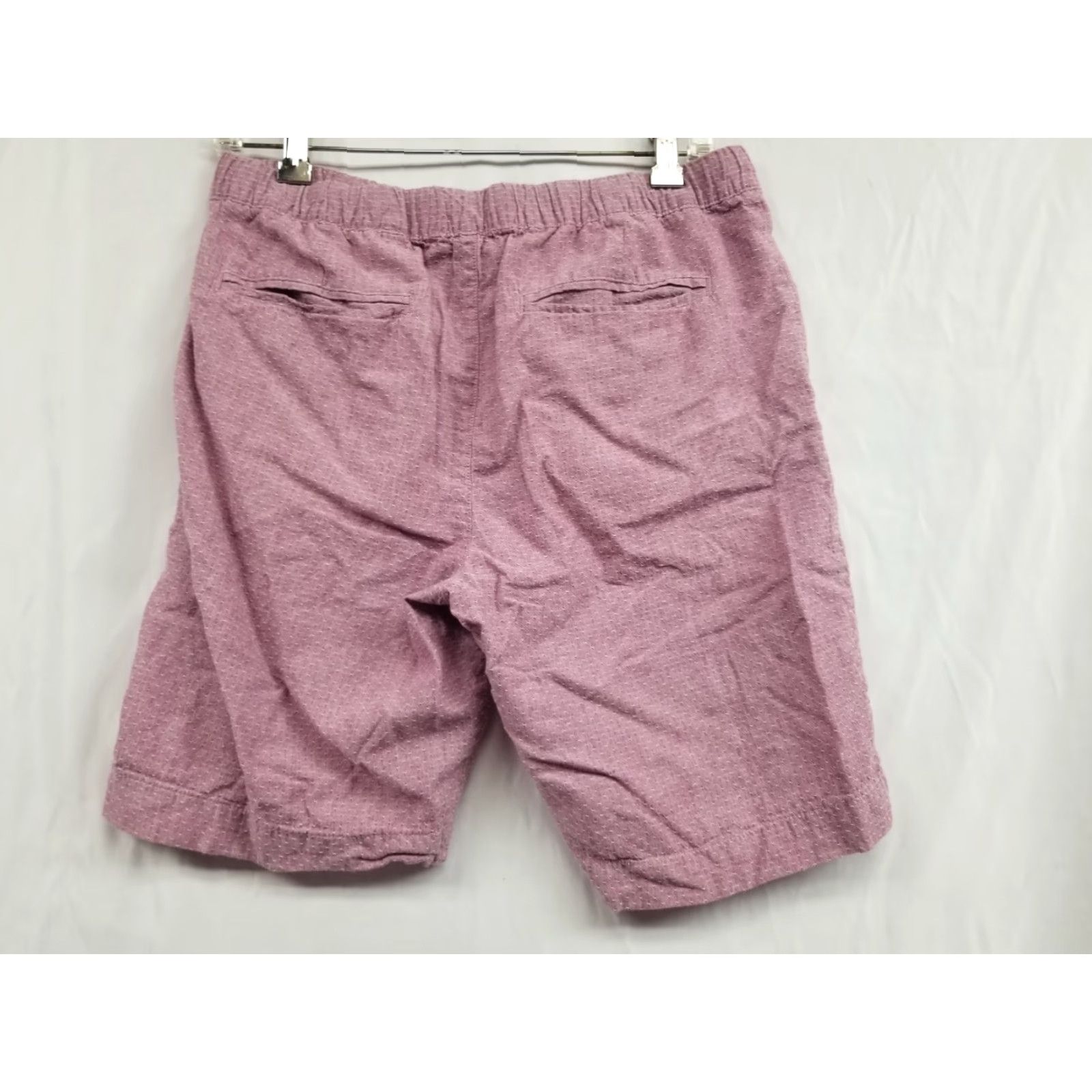 Vintage Tenth & Ocean Mens Short S Size Small Linen Cotton Washable Light Pink Chino Pink Mens Size US 29 - 2 Thumbnail