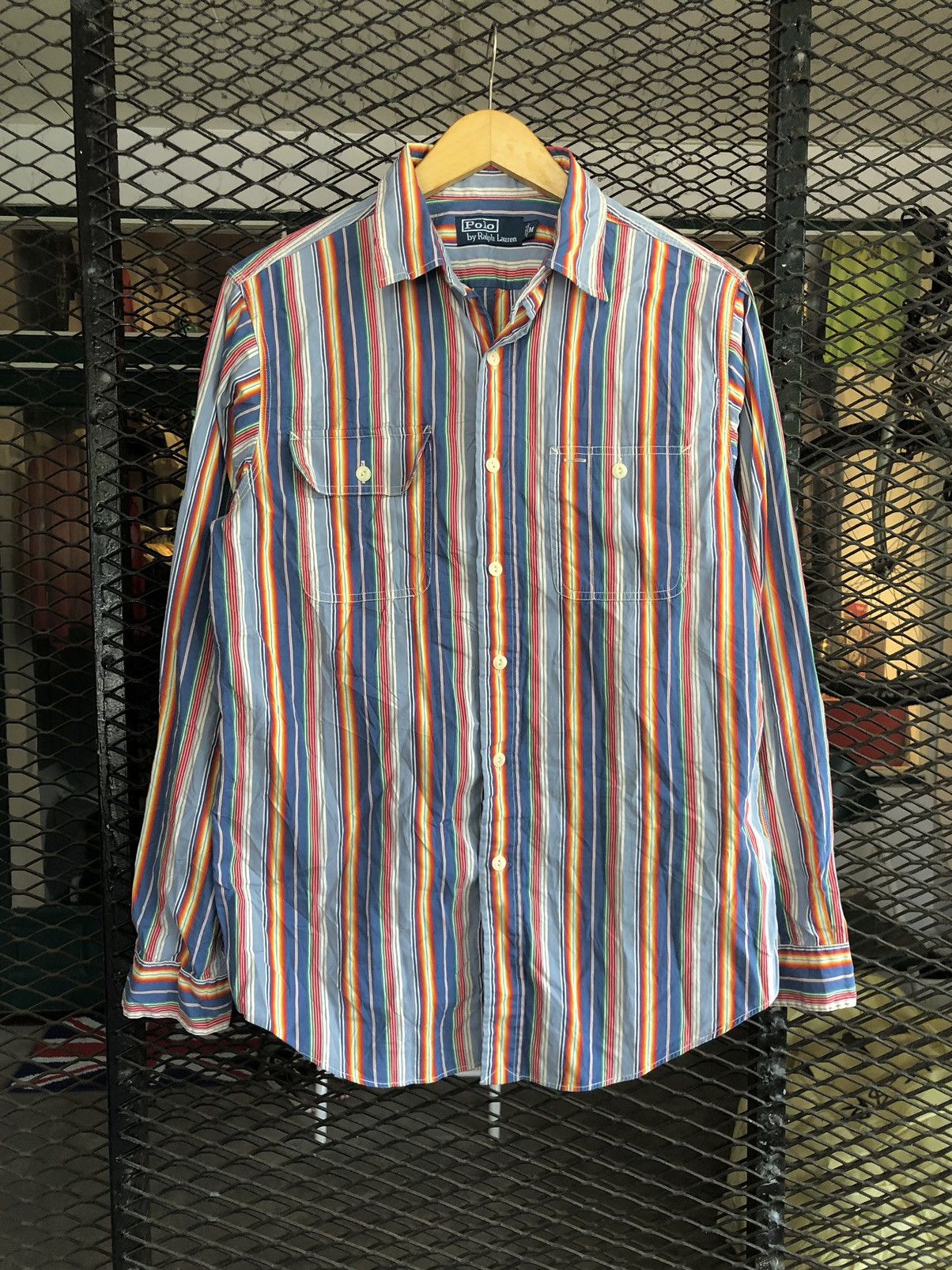 Polo Ralph Lauren VINTAGE POLO RALPH LAUREN BUTTON SHIRT 2 POCKET Size US M / EU 48-50 / 2 - 1 Thumbnail