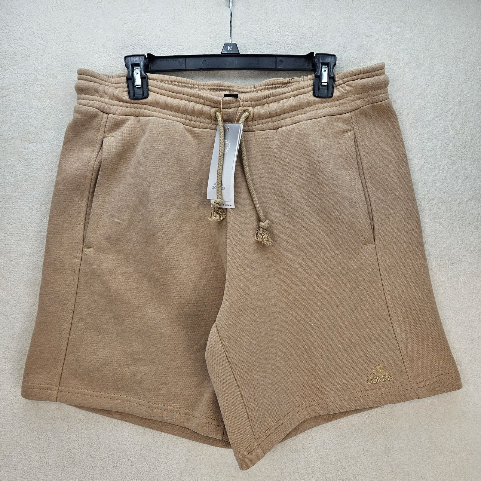 Adidas ADIDAS ALL SZN WOMEN'S XS SHORTS FLEECE SAND HT3837 Size 23" - 1 Thumbnail