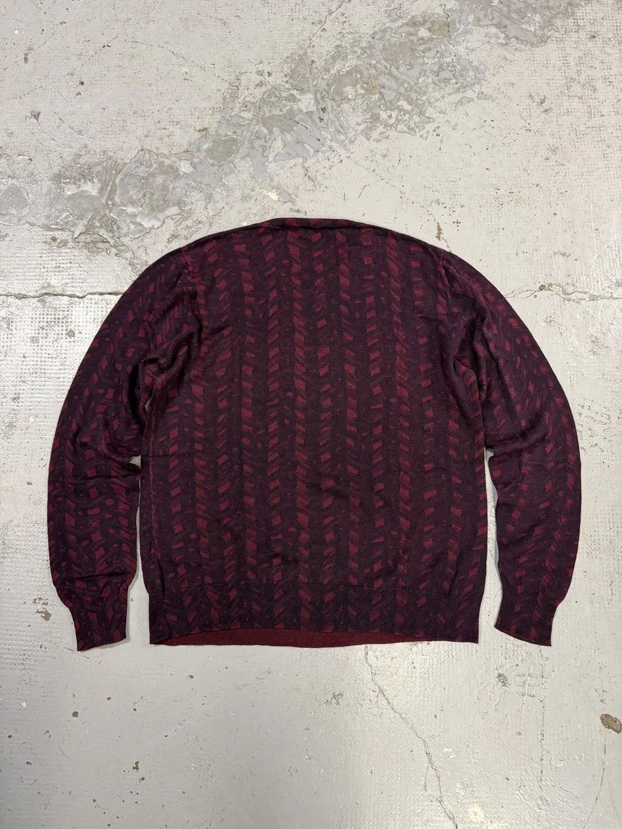 Dries Van Noten Dries Van Noten Red Bordeaux Contemporary Sweater Size US M / EU 48-50 / 2 - 2 Thumbnail