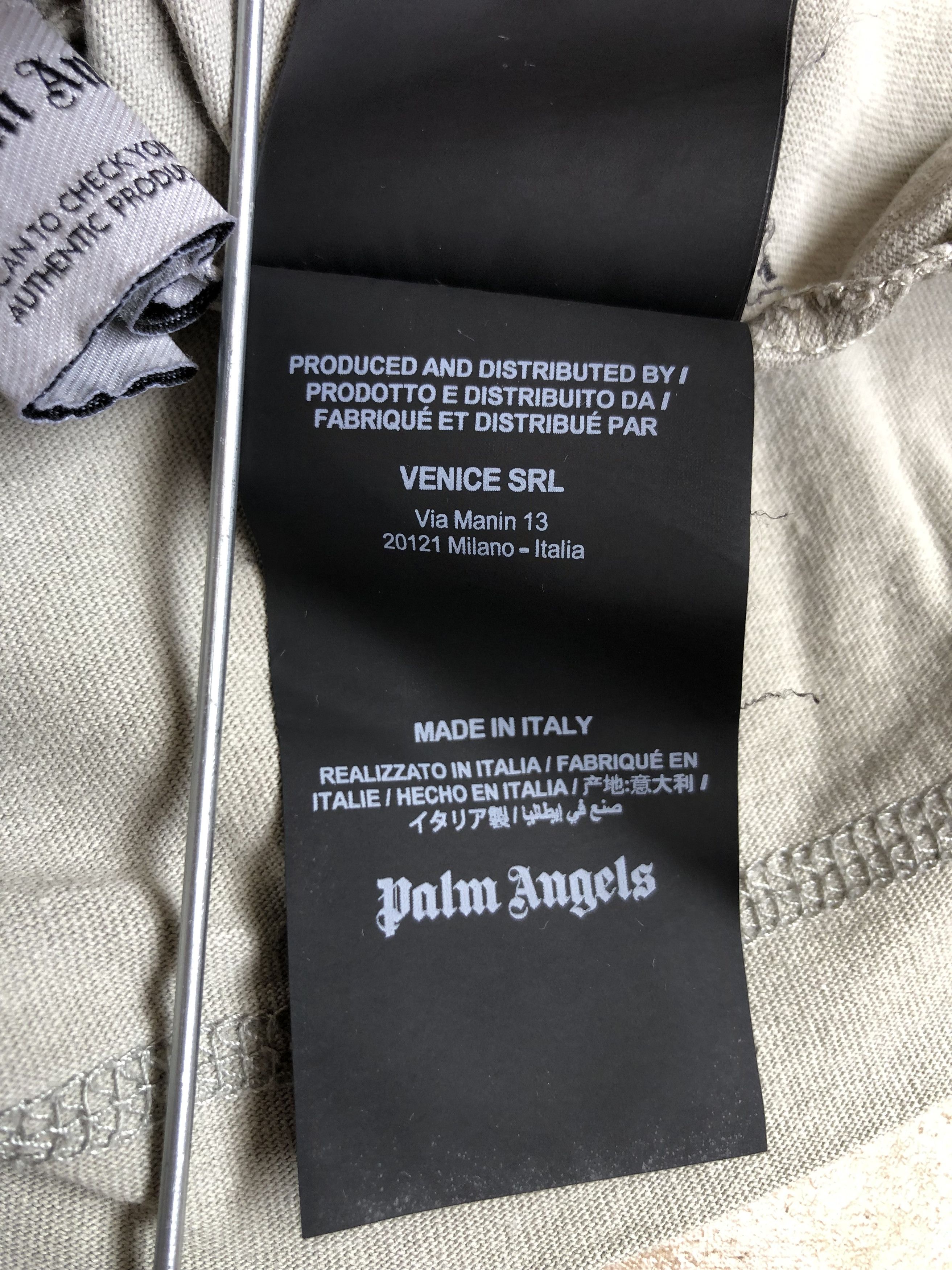 Palm Angels Palm Angels Broken Logo Military T-shirt Size S Size US S / EU 44-46 / 1 - 23 Thumbnail