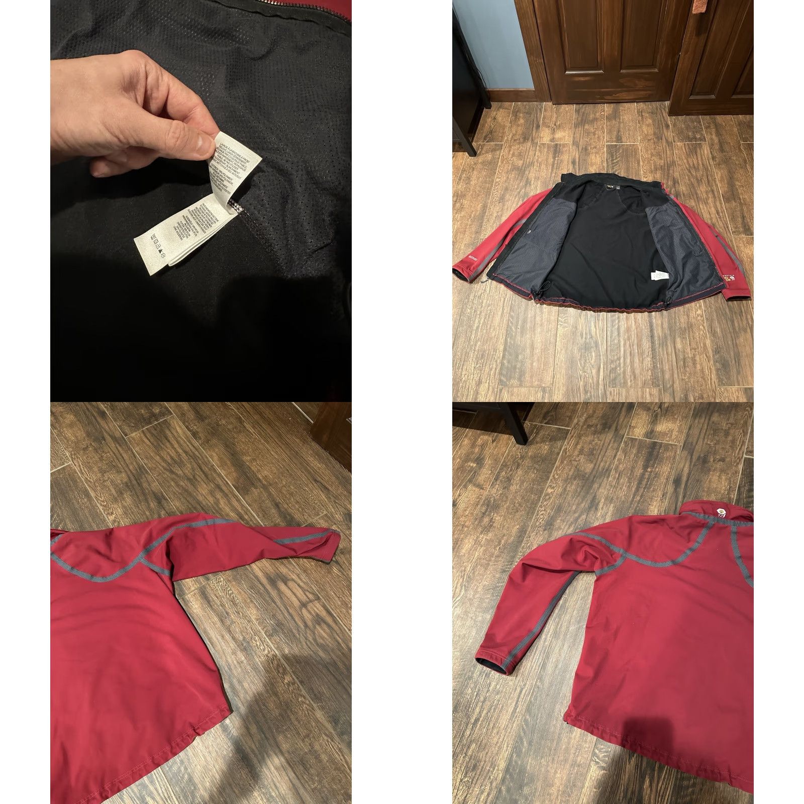 Mountain Hardwear Mountain Hardwear Mens Red Conduit Softshell Long Sleeve Full Zip Jacket Size L Size US L / EU 52-54 / 3 - 8 Thumbnail