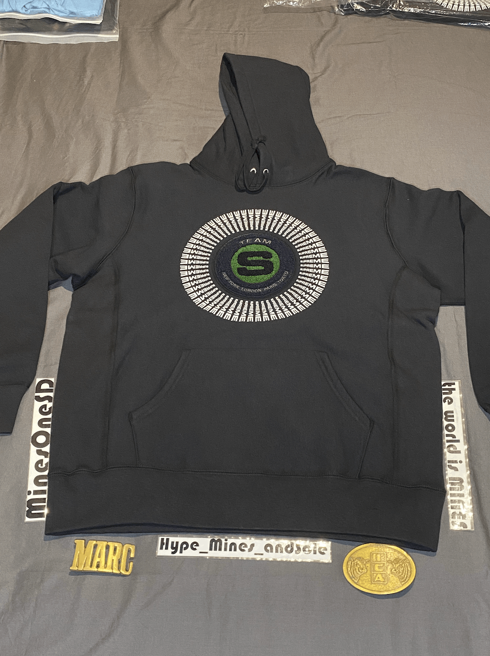 Supreme NWT Supreme Chenille Applique Hooded Sweatshirt Size US L / EU 52-54 / 3 - 5 Thumbnail