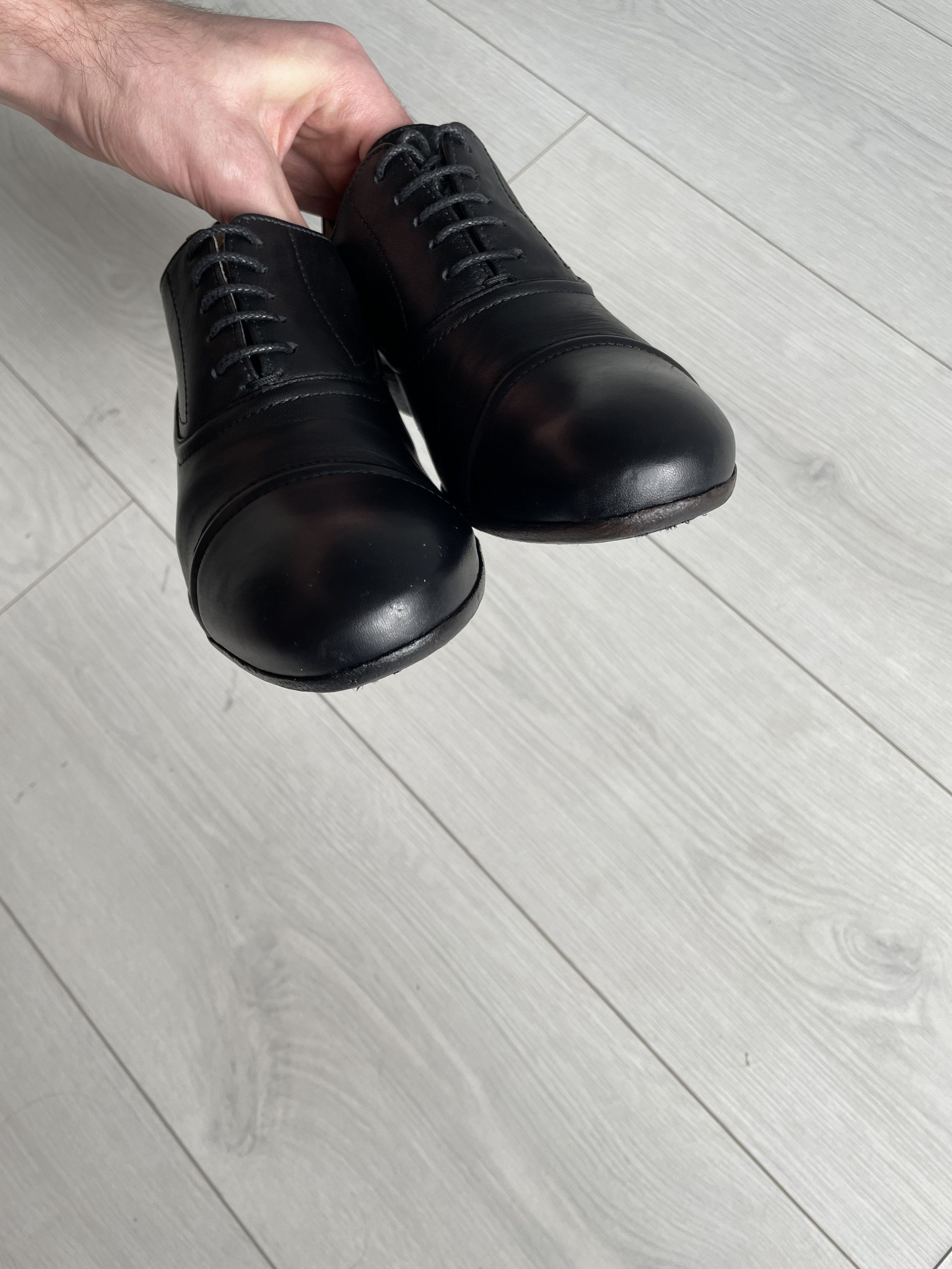 LLOYD Lloyd sz 7 1/2 Germany Black Leather Oxfords Dress Shoes Size US 7.5 / EU 40-41 - 11 Thumbnail