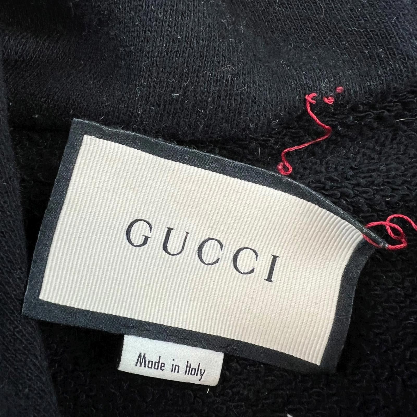 Gucci Gucci Angry Cat Applique Hoodie Size US S / EU 44-46 / 1 - 7 Thumbnail