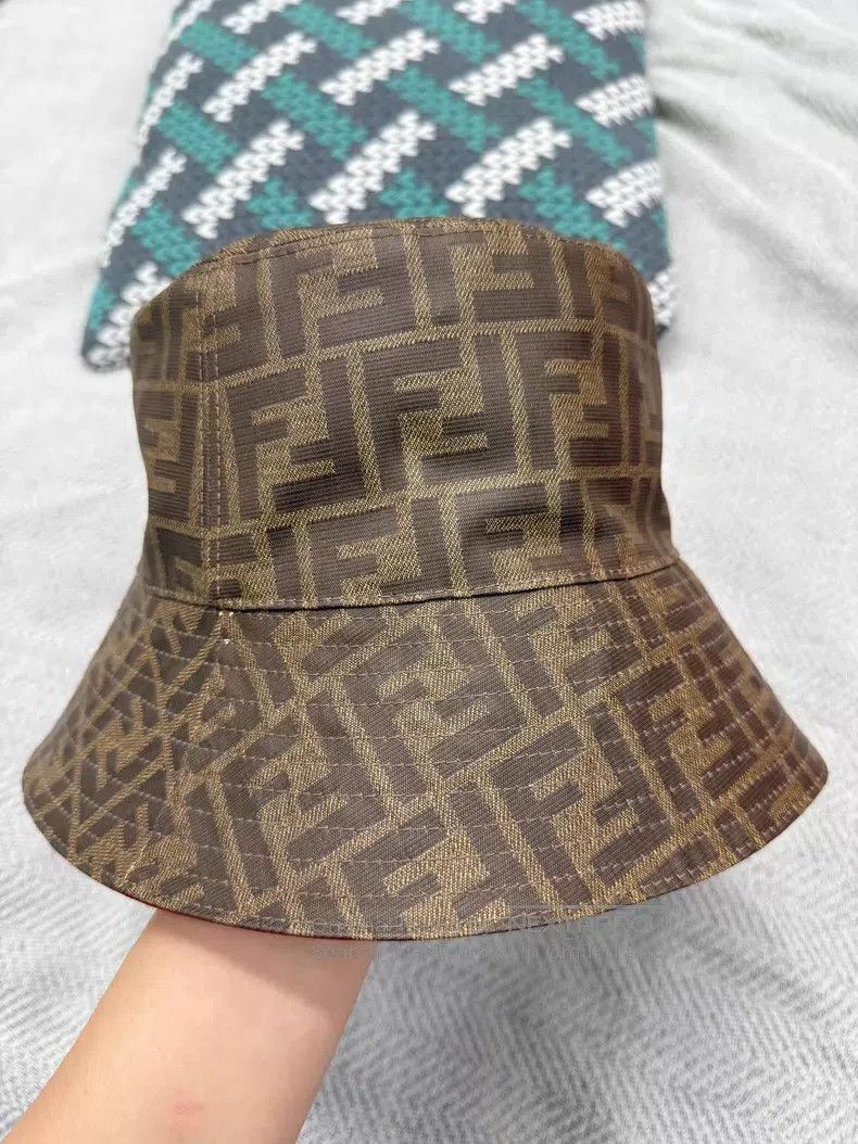Fendi Fendi size 59cm Classic Monogrammed Fisherman's Hat, Versat Size ONE SIZE - 2 Thumbnail